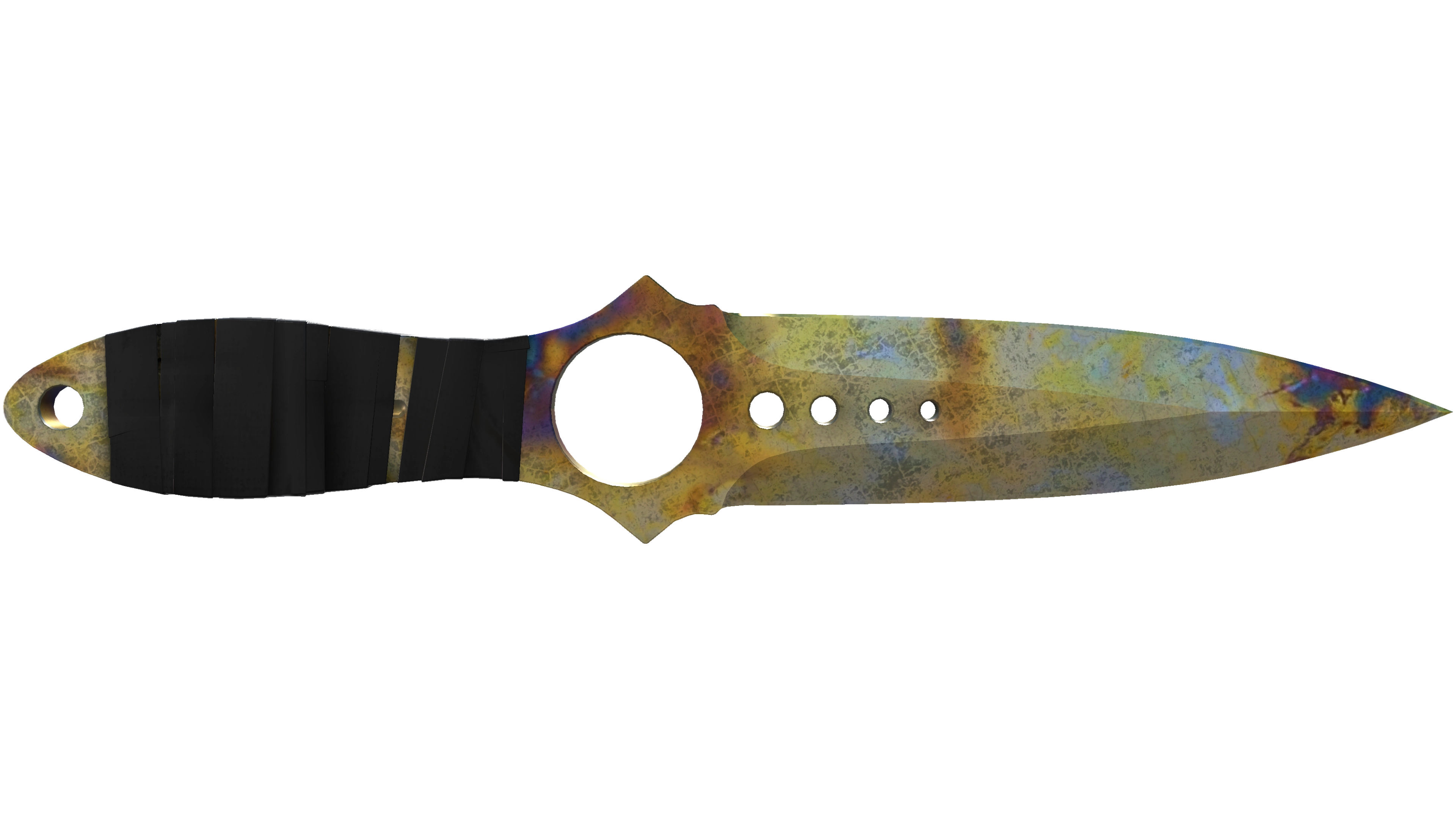 ★ Skeleton Knife | Case Hardened (Well-Worn)