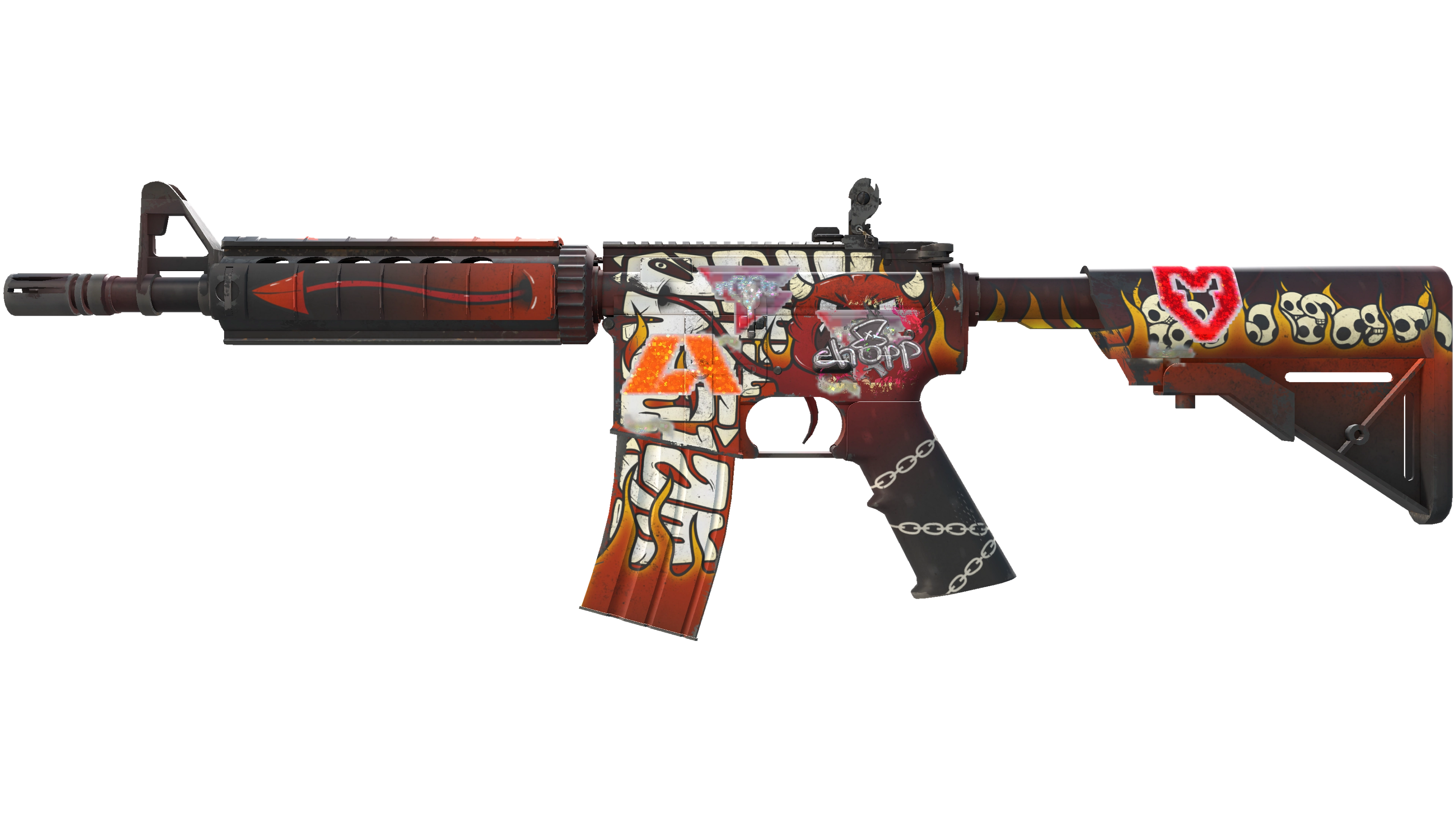 M4A4 | Hellfire (Minimal Wear)