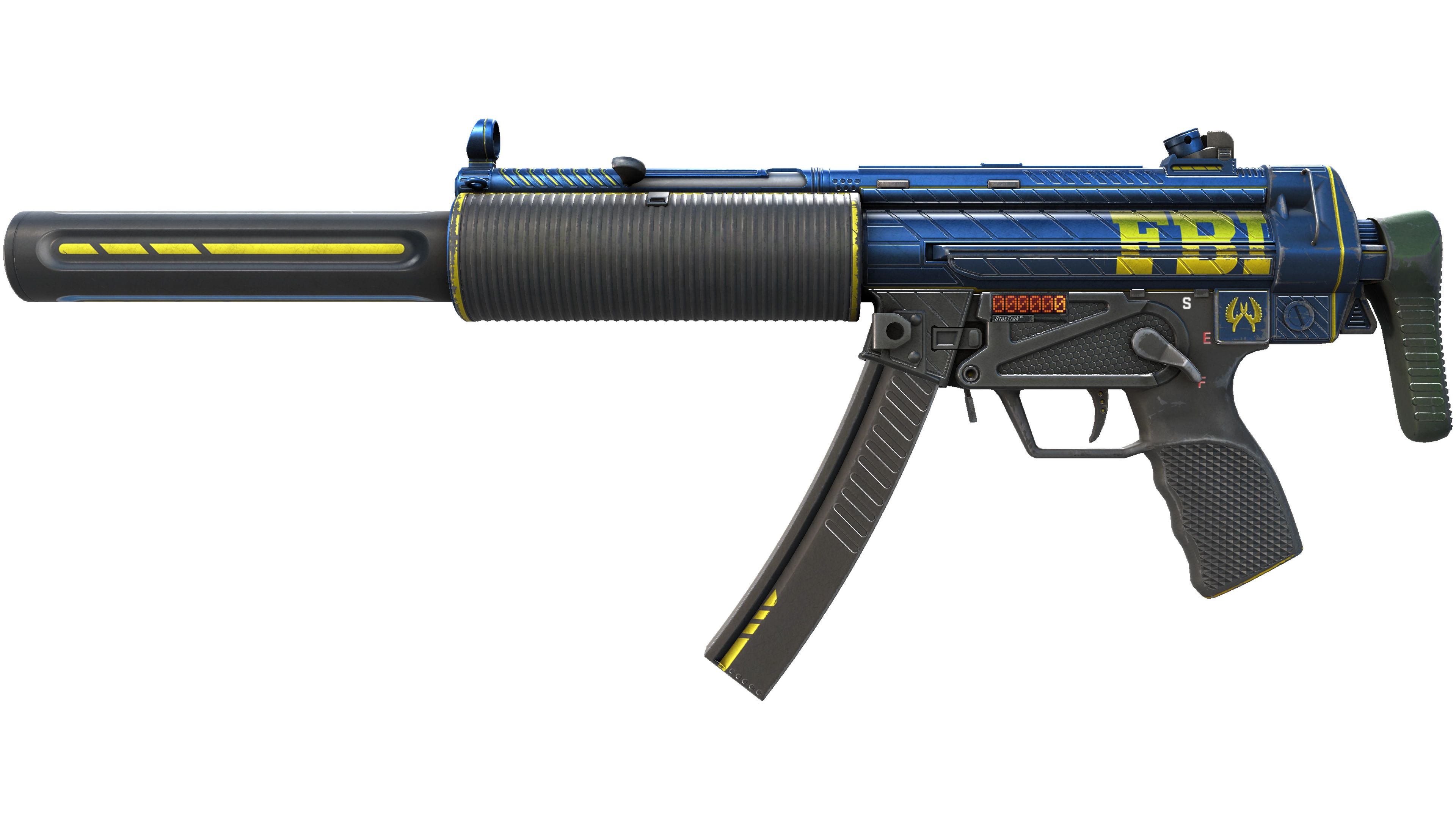StatTrak™ MP5-SD | Agent (Well-Worn)