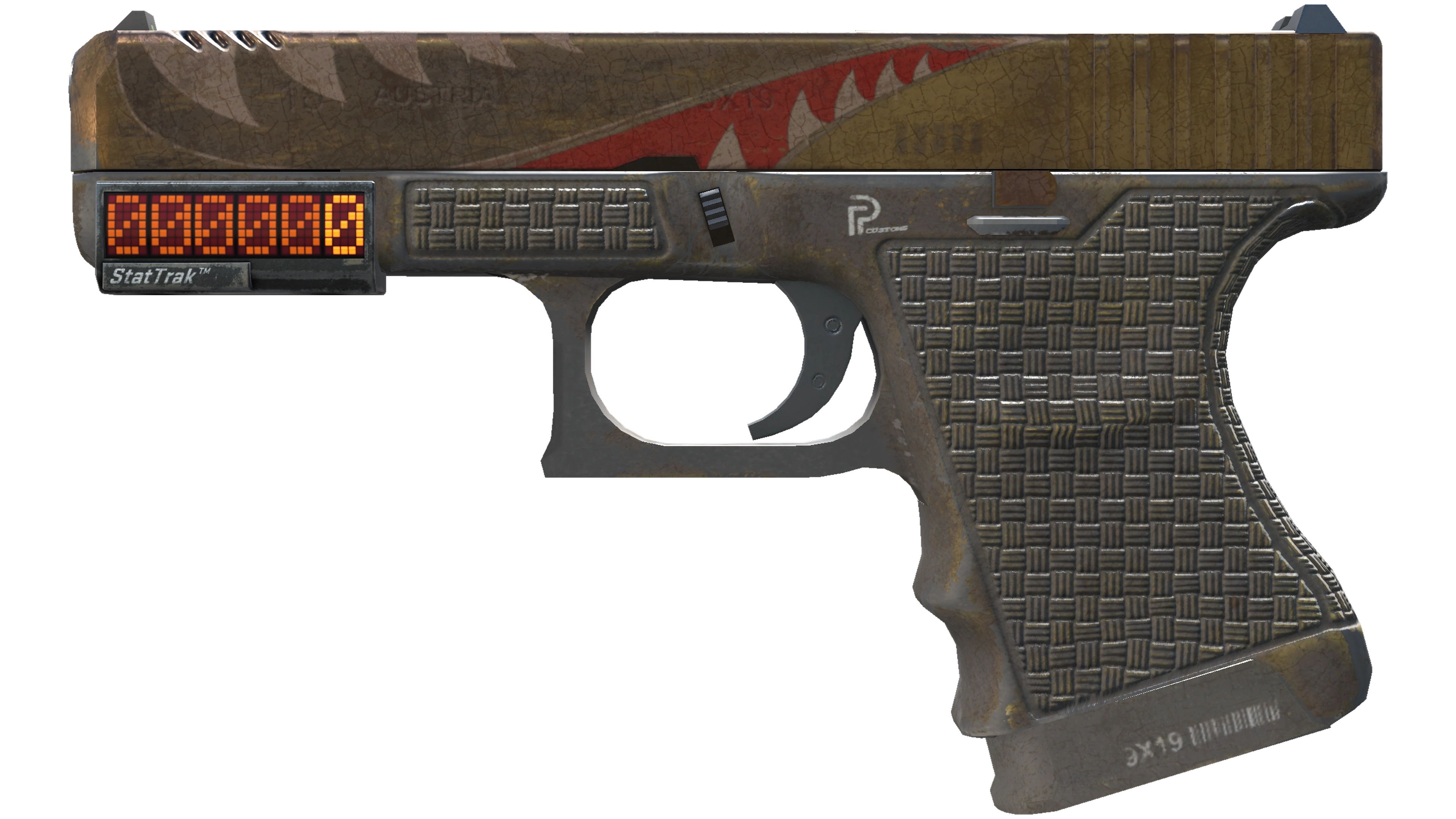 StatTrak™ Glock-18 | Warhawk (Battle-Scarred)