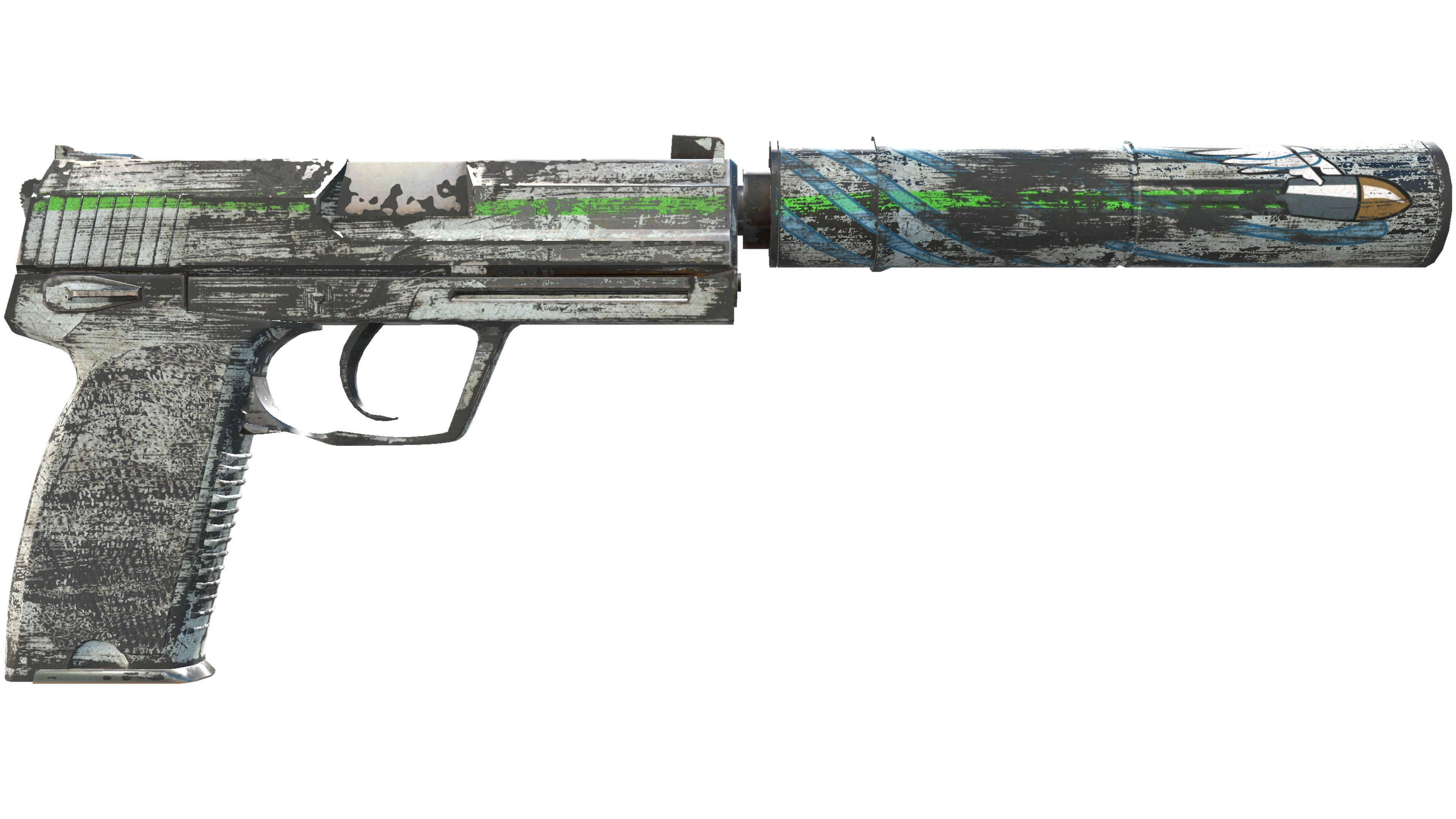 صورة مصغرة لـ Souvenir USP-S | Road Rash (Battle-Scarred)