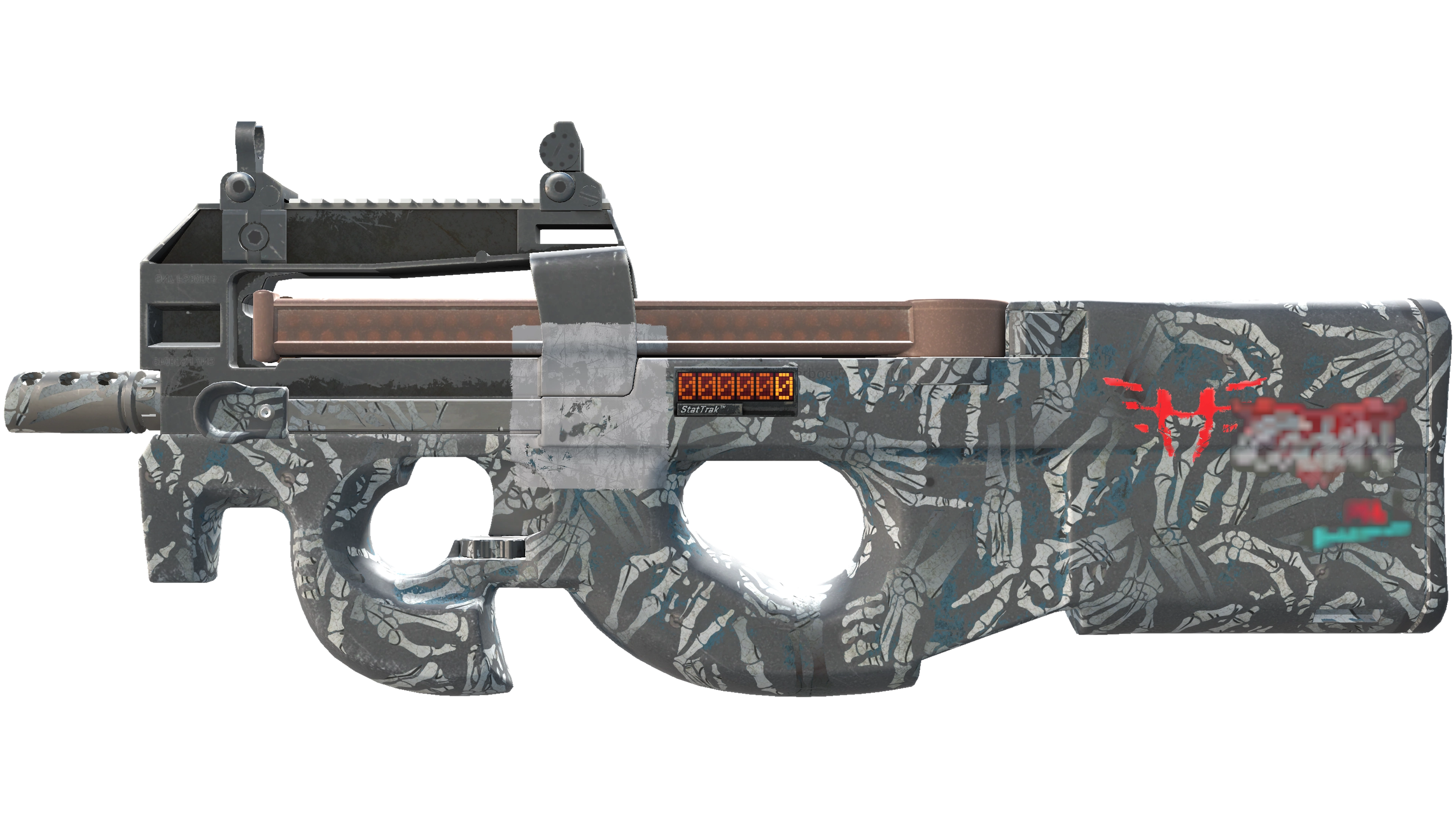 StatTrak™ P90 | Death Grip (Battle-Scarred)