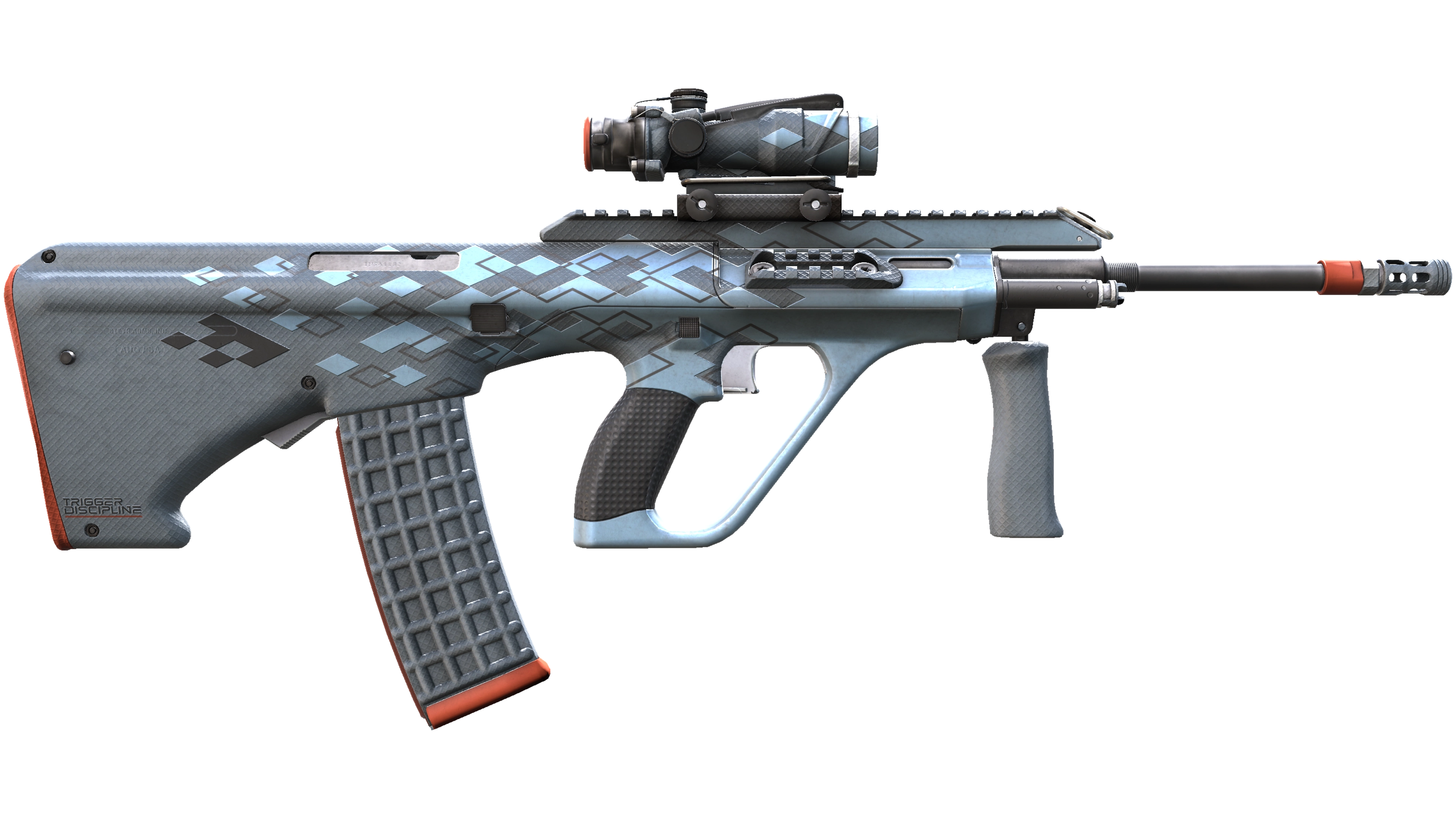 StatTrak™ AUG | Trigger Discipline (Minimal Wear) thumbnail