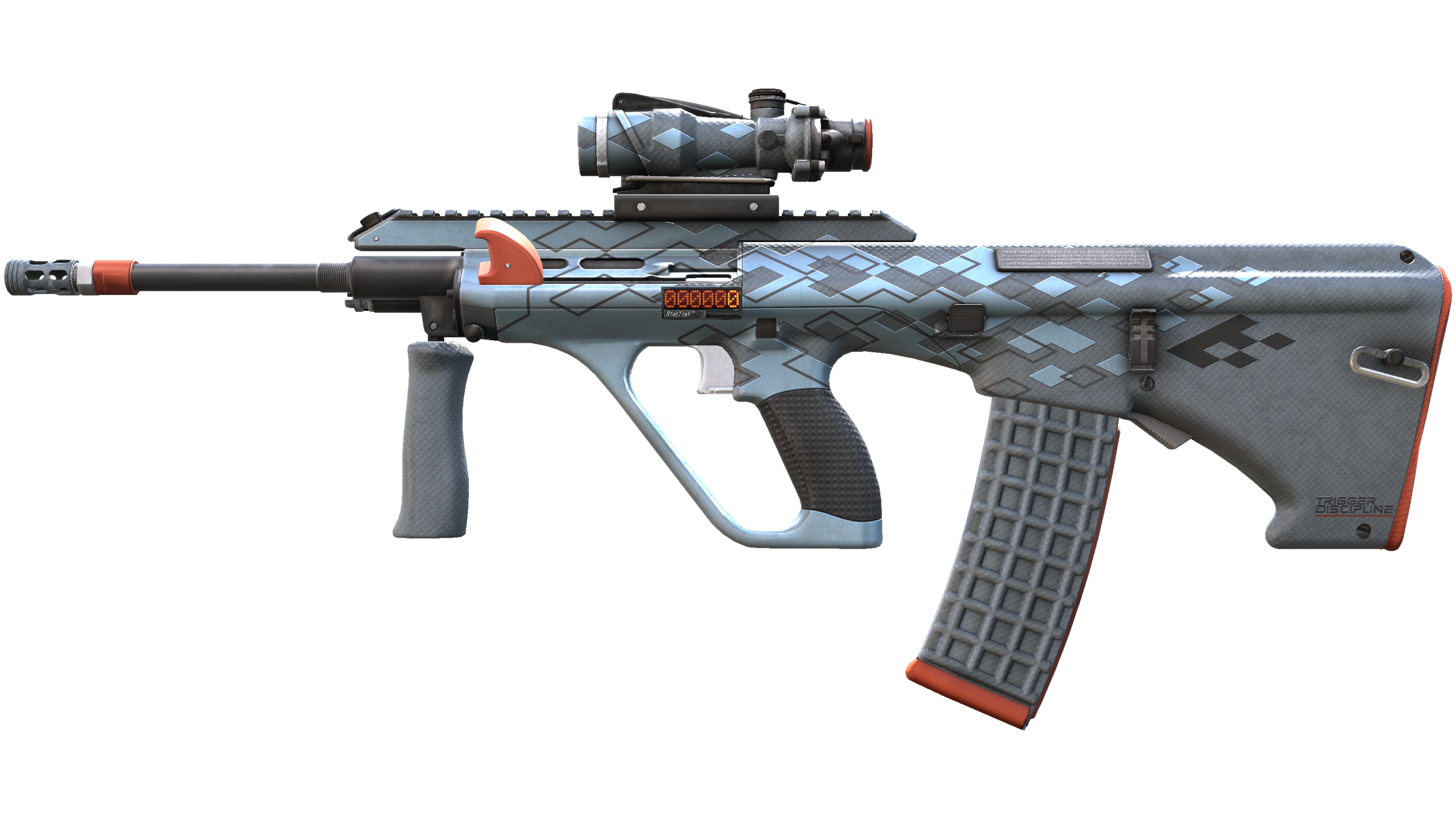 StatTrak™ AUG | Trigger Discipline (Minimal Wear) thumbnail