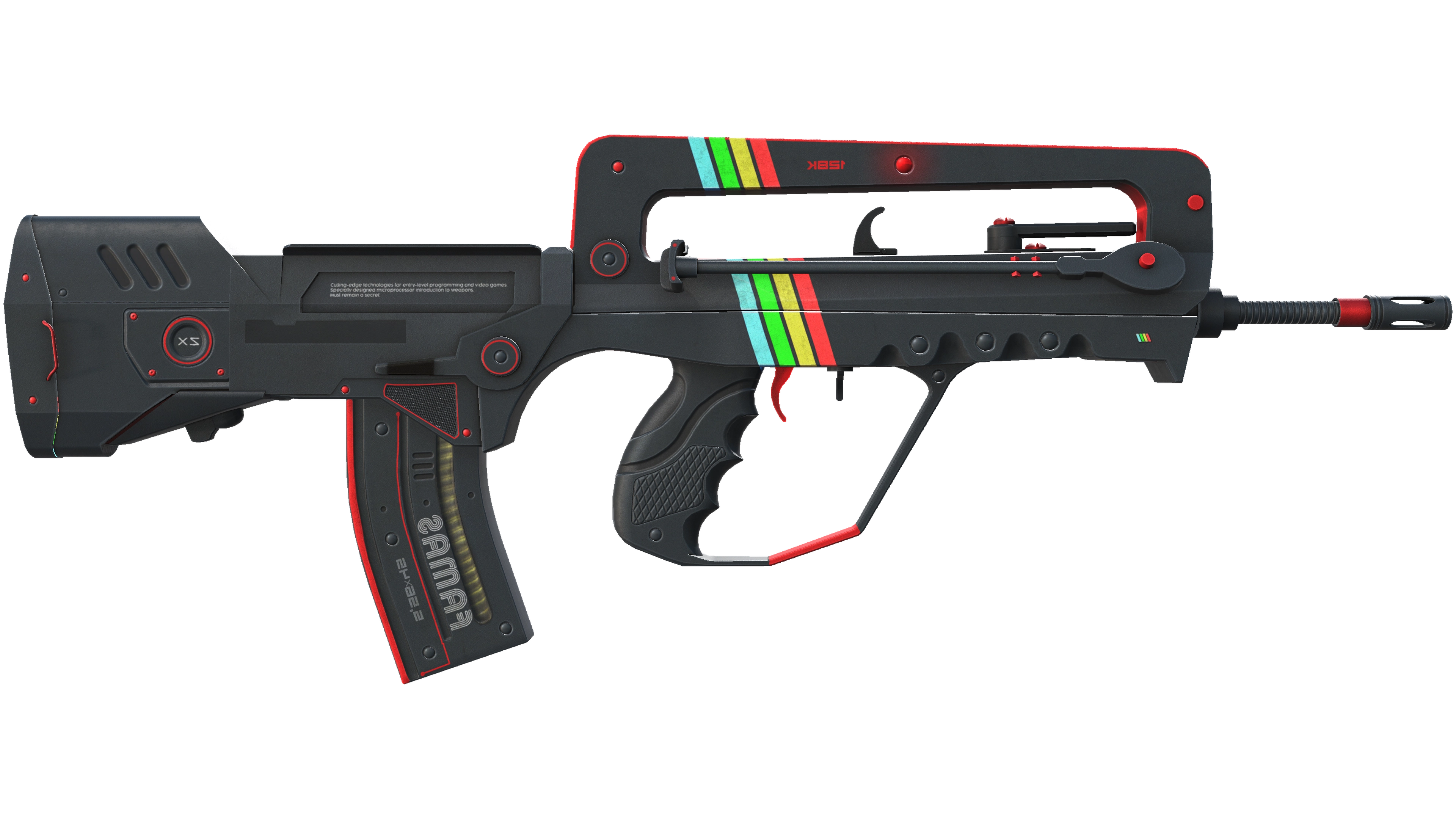 StatTrak™ FAMAS | ZX Spectron (Battle-Scarred) thumbnail
