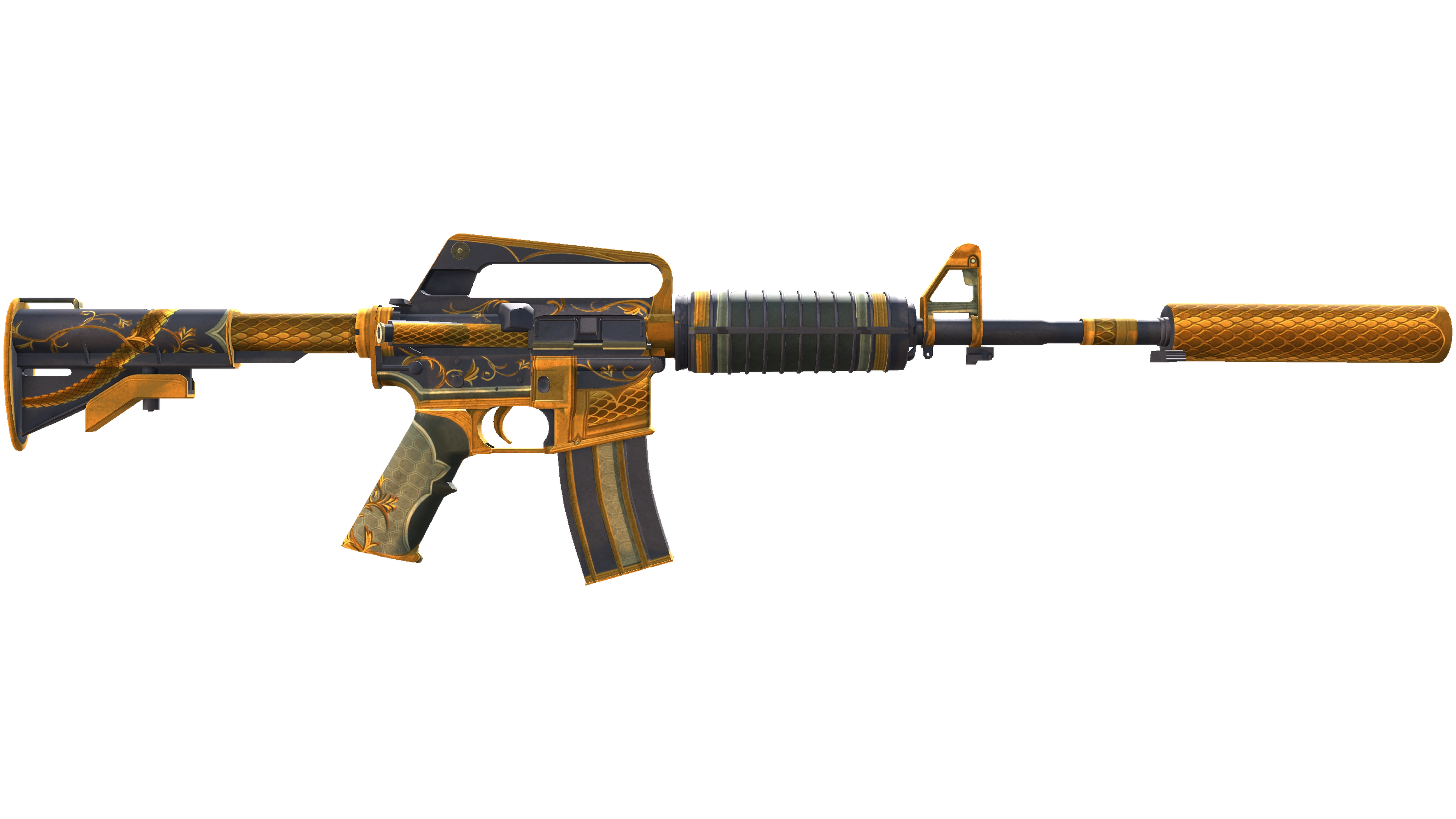 StatTrak™ M4A1-S | Golden Coil (Well-Worn) thumbnail