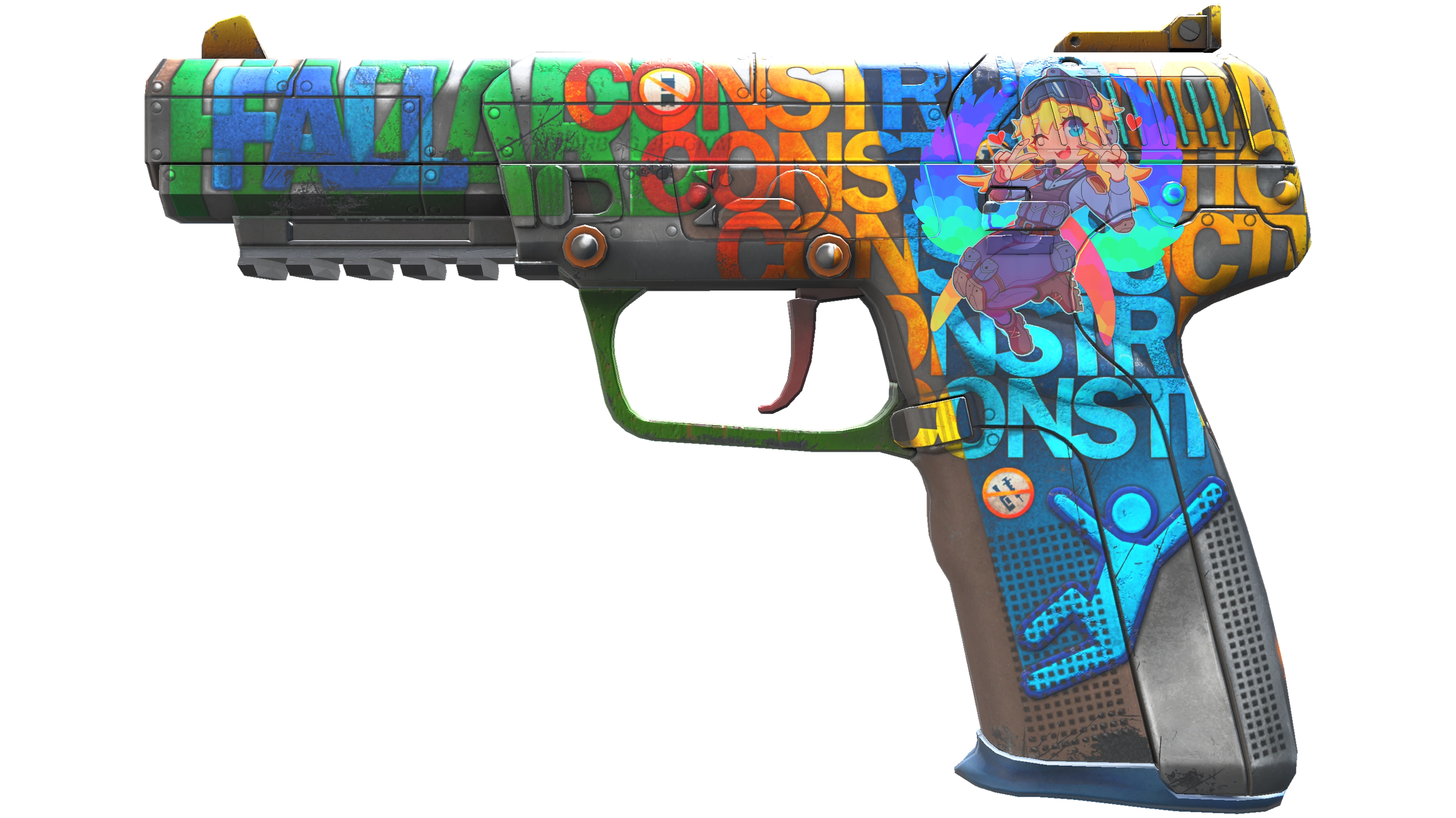 Souvenir Five-SeveN | Fall Hazard (Field-Tested)