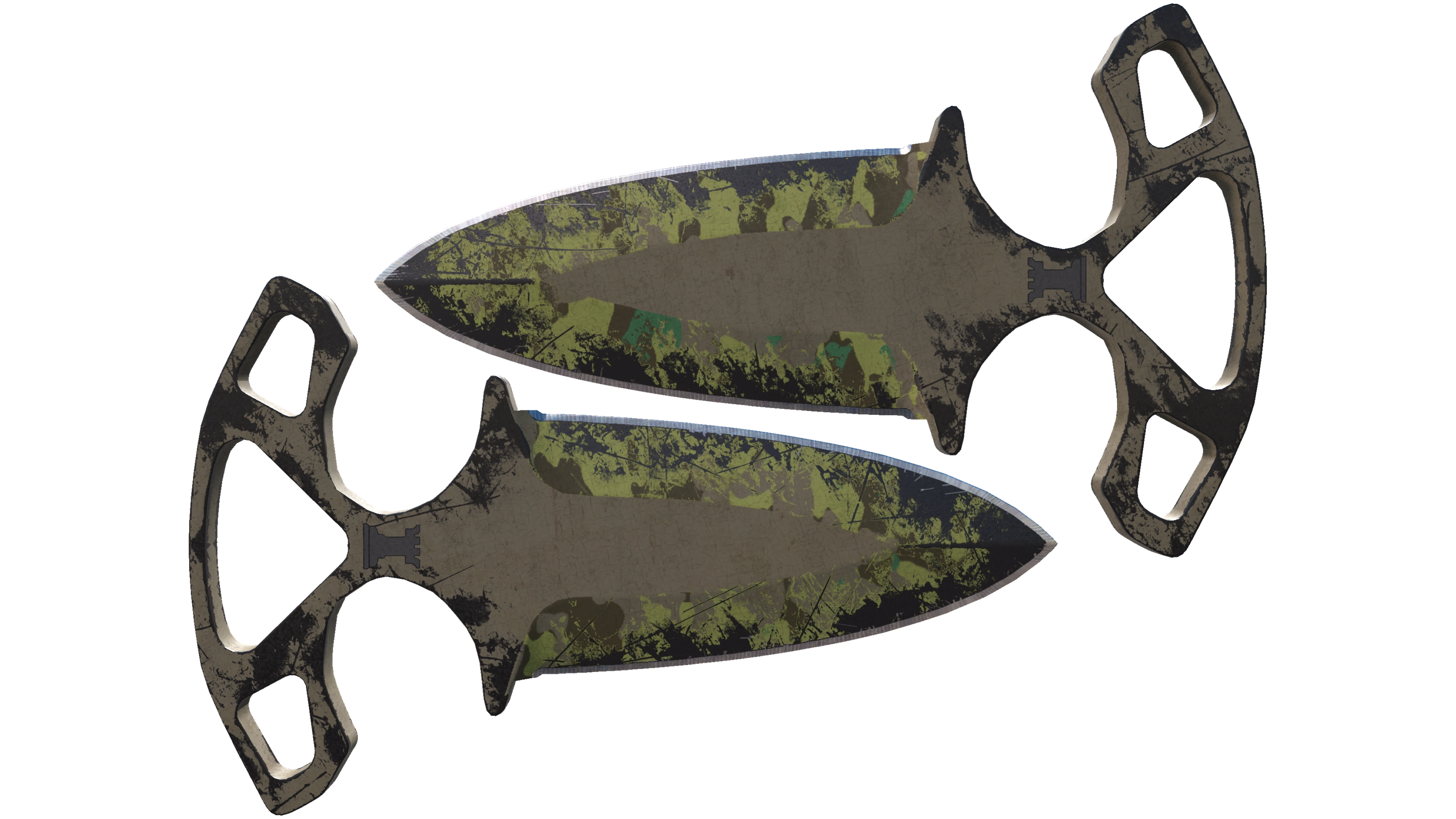 ★ Shadow Daggers | Boreal Forest (Battle-Scarred)