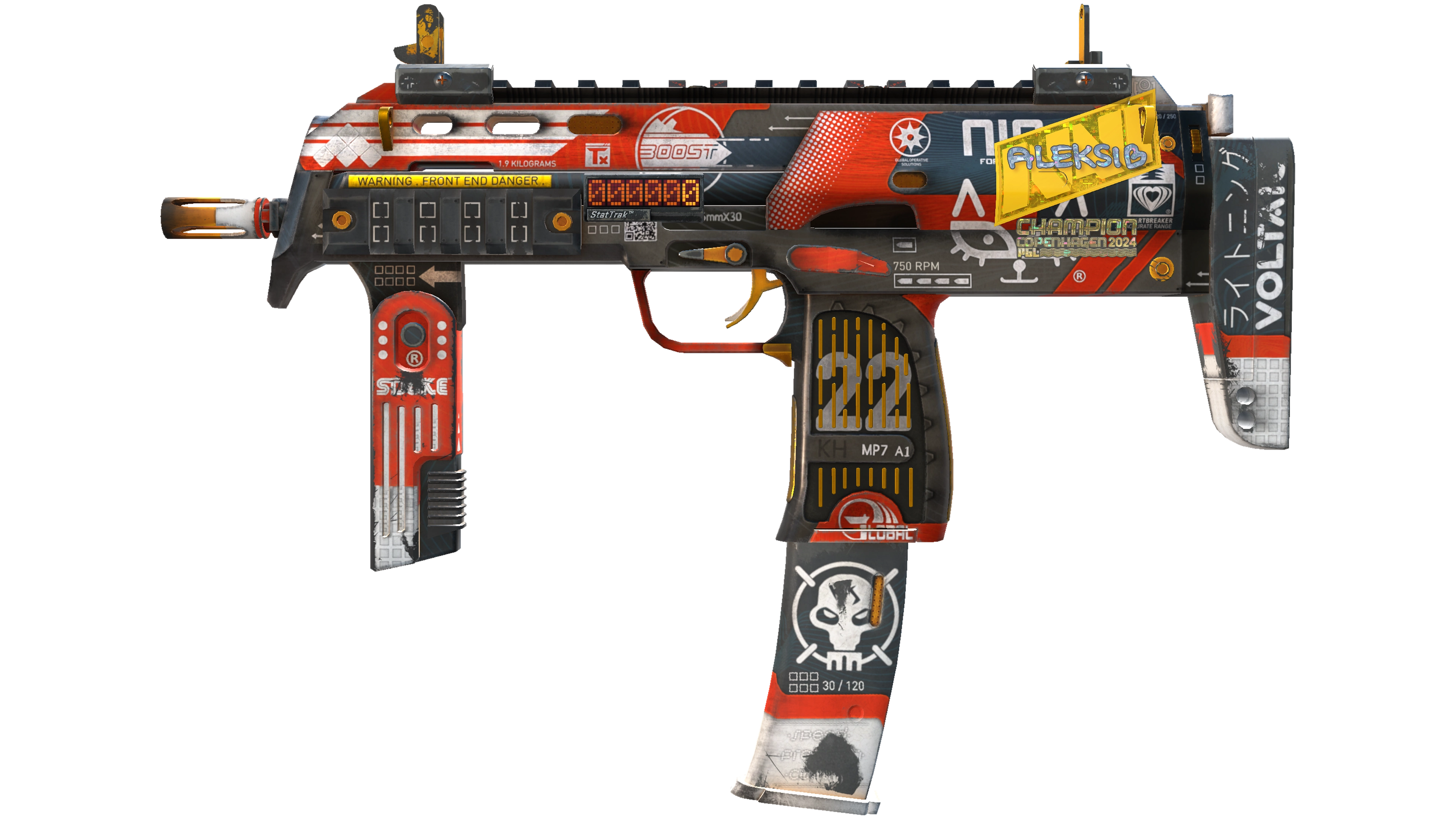 StatTrak™ MP7 | Bloodsport (Field-Tested)
