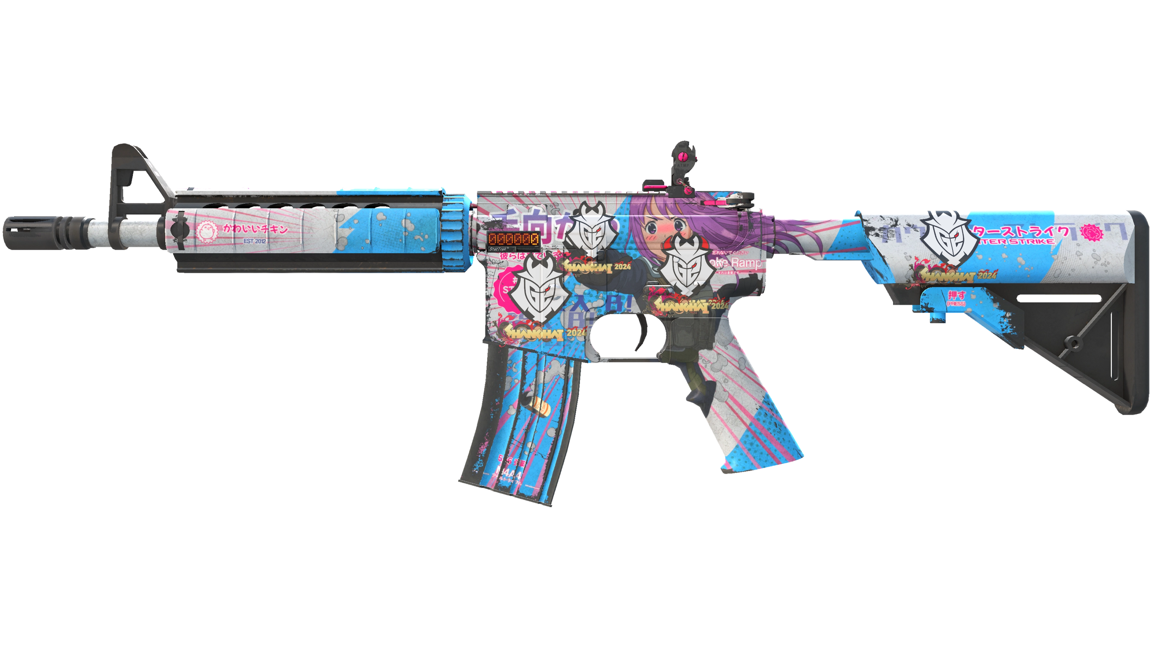 StatTrak™ M4A4 | Temukau (Field-Tested)