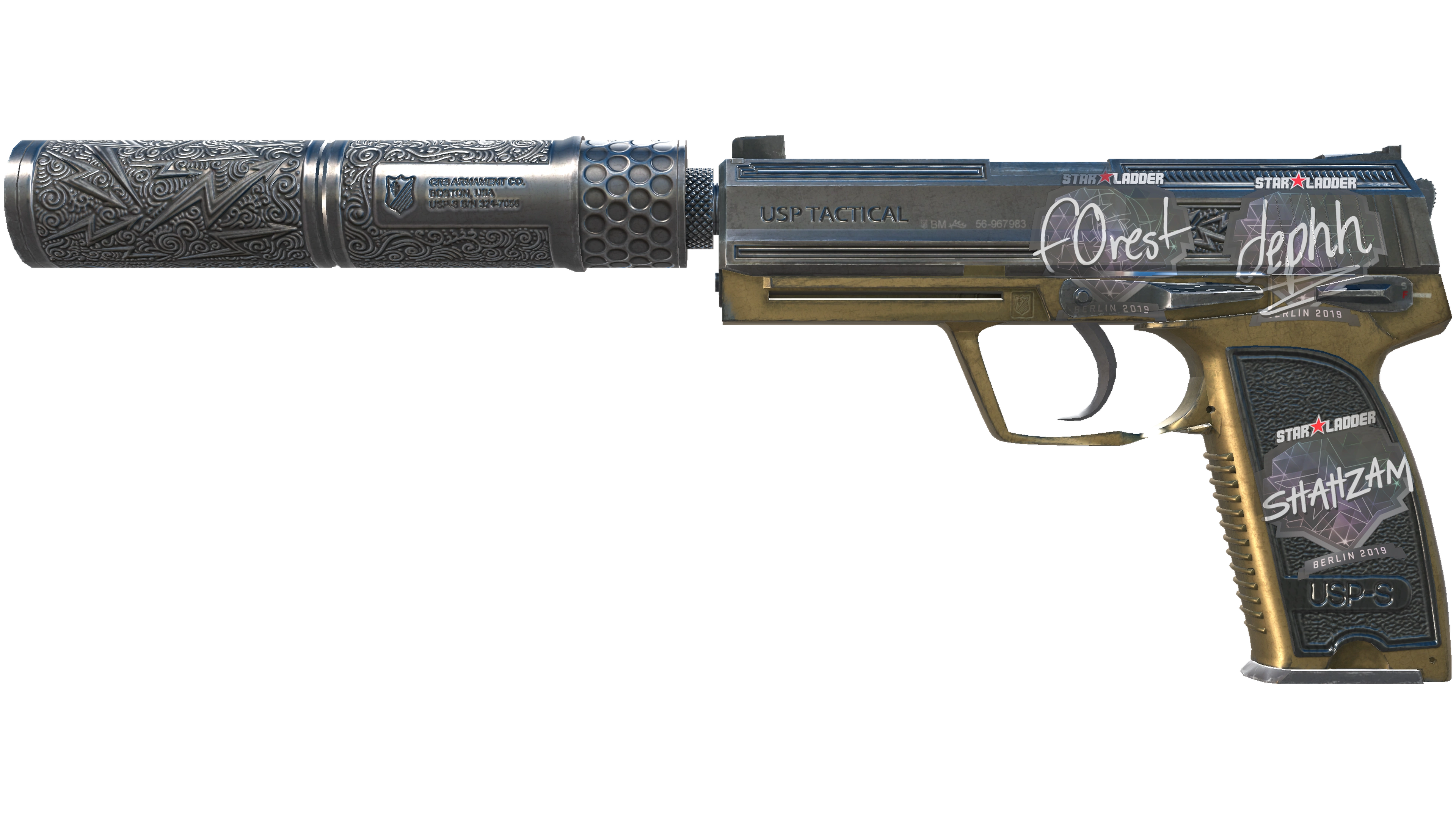 USP-S | Lead Conduit (Well-Worn)