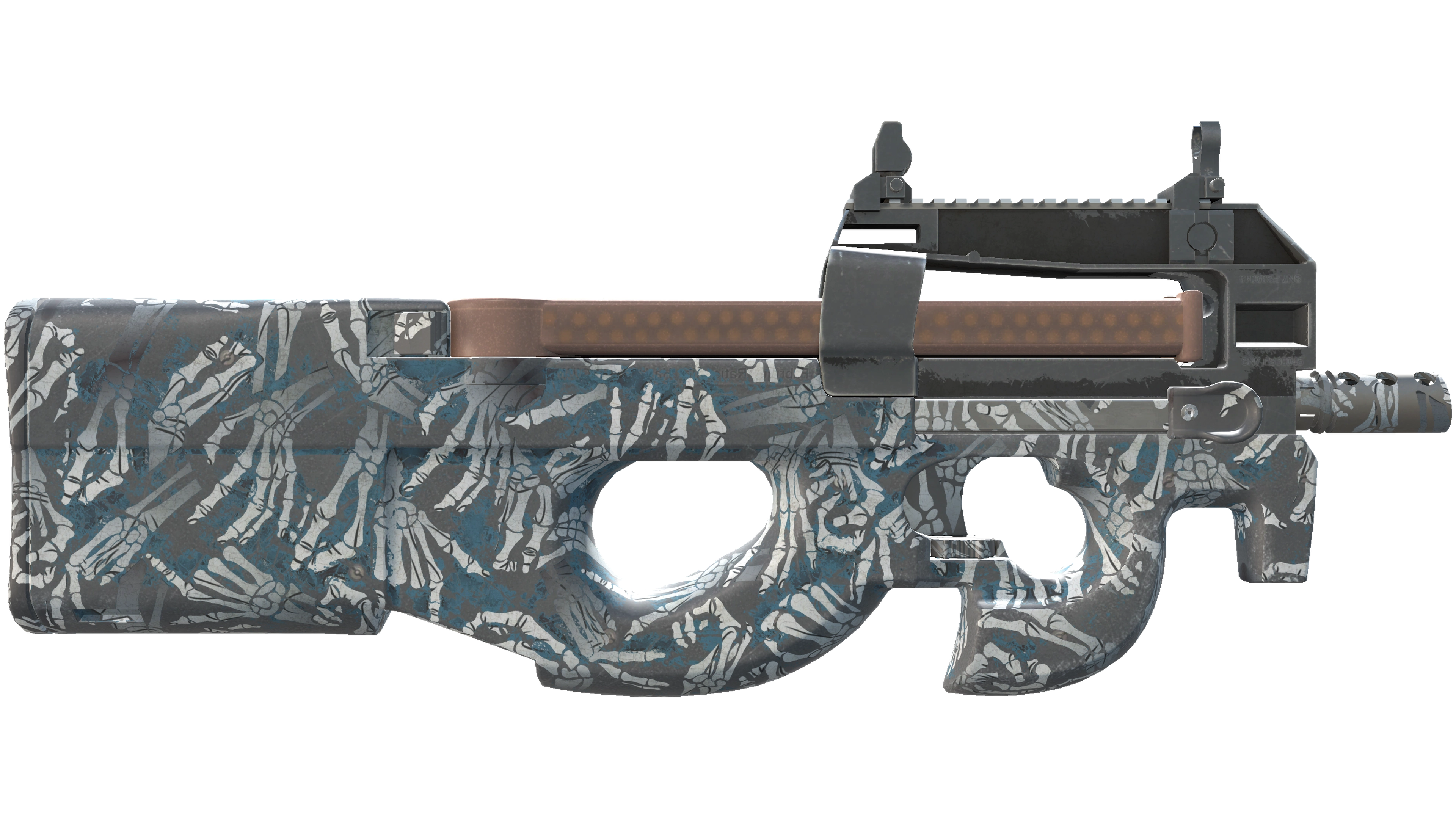Vorschau von StatTrak™ P90 | Death Grip (Battle-Scarred)
