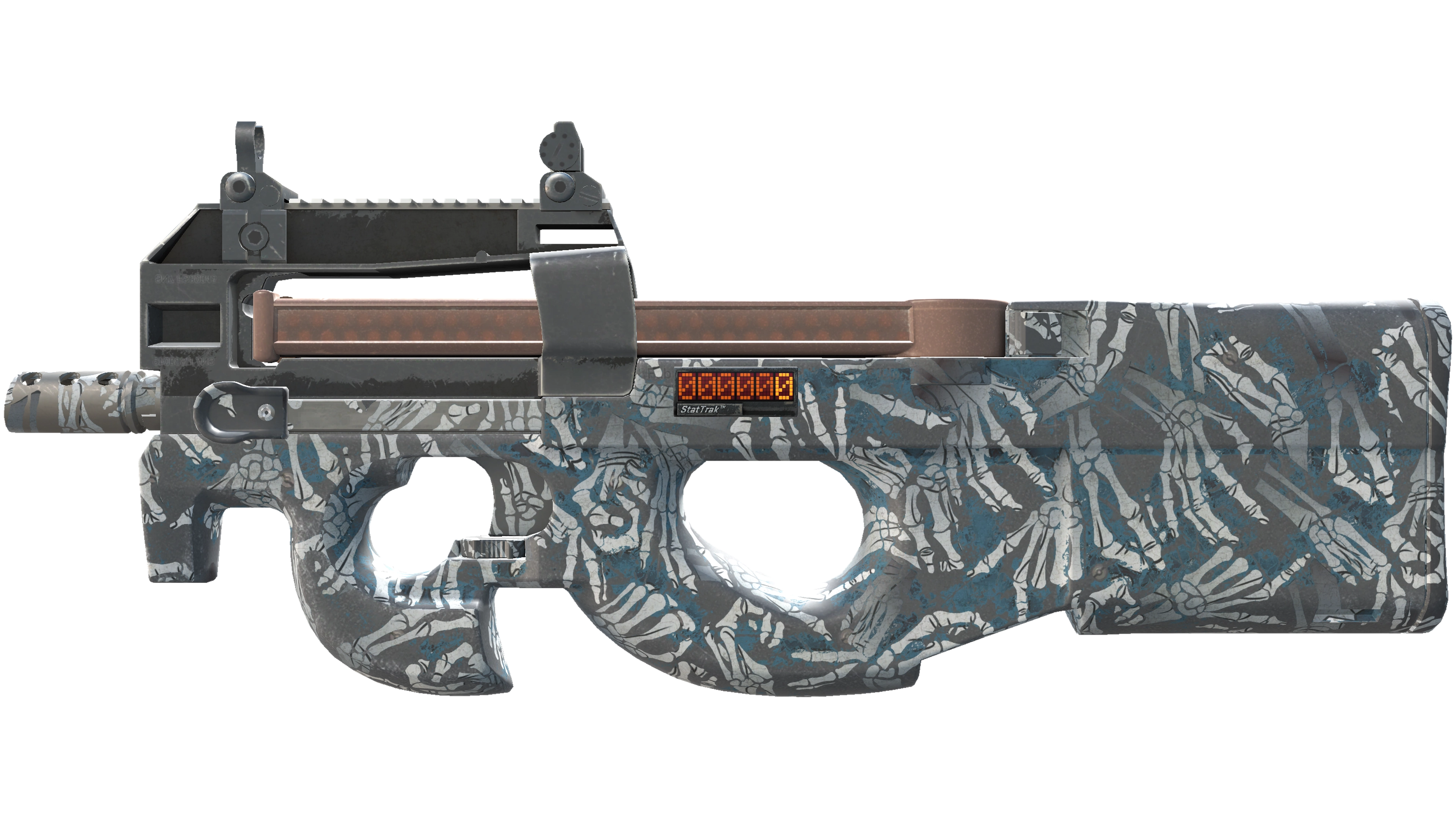 StatTrak™ P90 | Death Grip (Battle-Scarred)