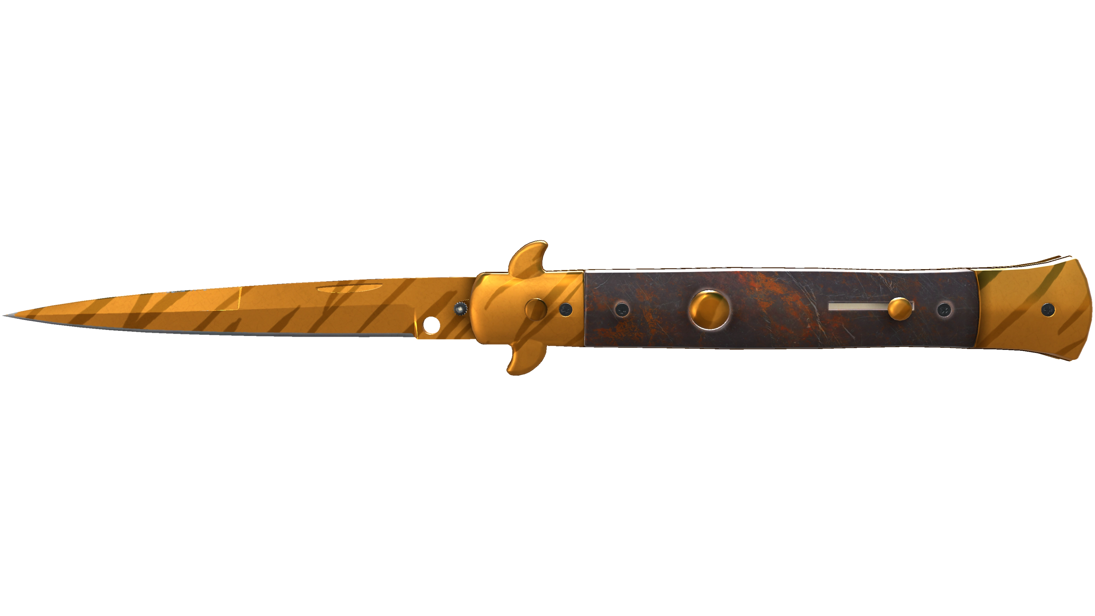 ★ Stiletto Knife | Tiger Tooth (Minimal Wear) thumbnail
