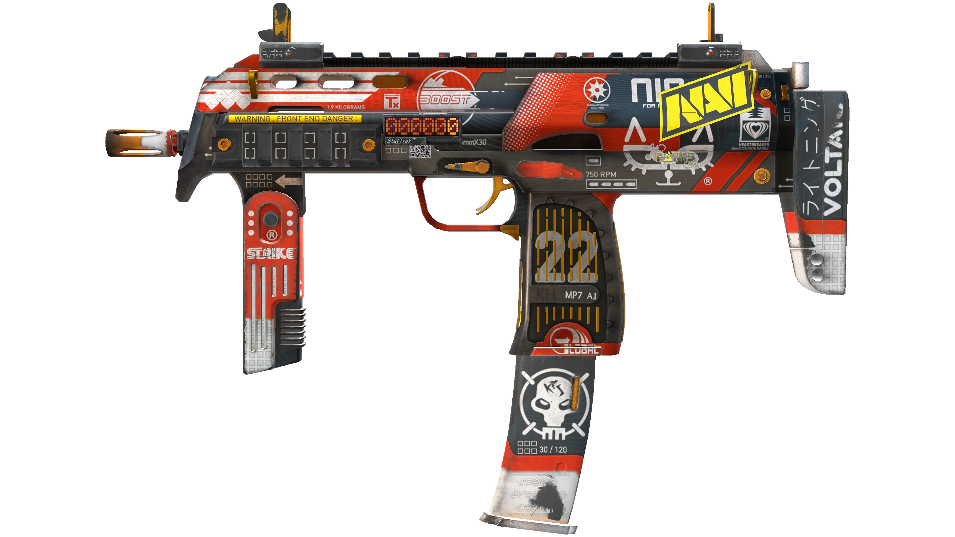 StatTrak™ MP7 | Bloodsport (Field-Tested) thumbnail