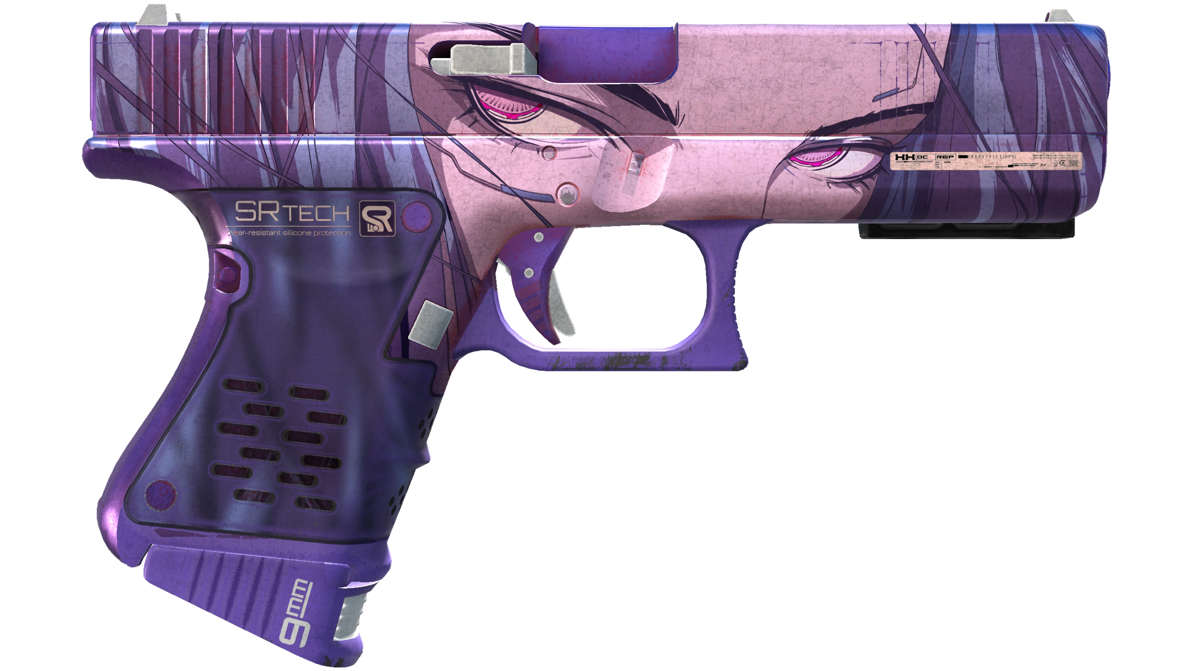 Miniatura de StatTrak™ Glock-18 | Shinobu (Well-Worn)