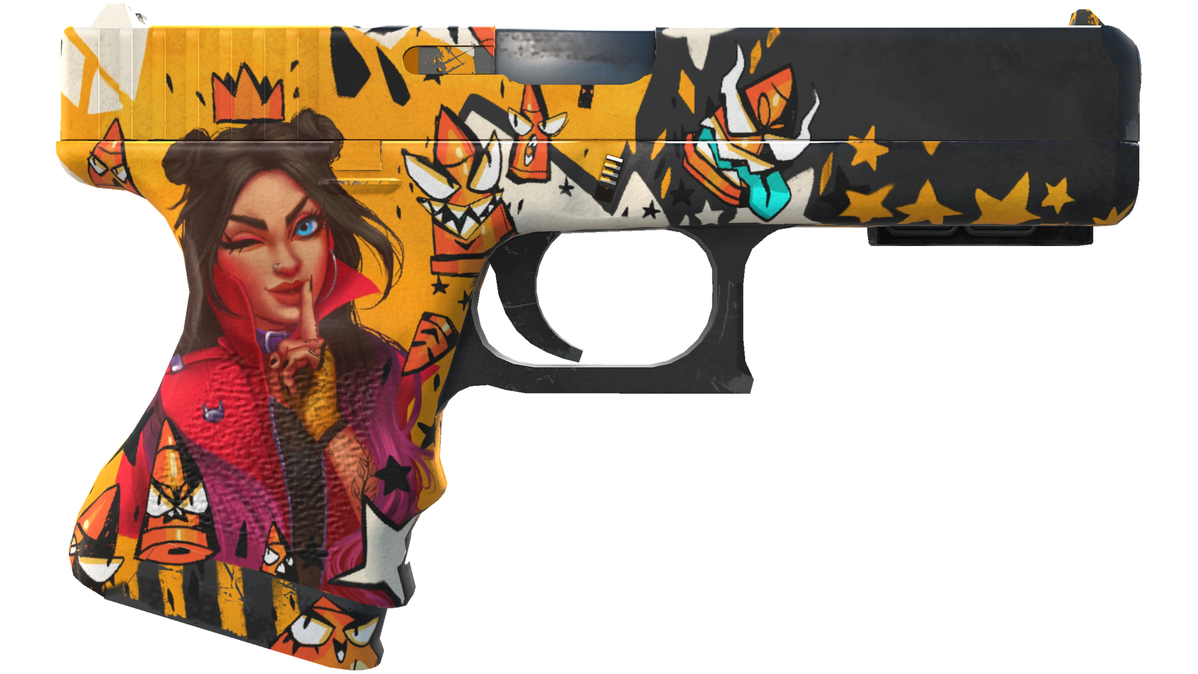 StatTrak™ Glock-18 | Bullet Queen (Minimal Wear) thumbnail