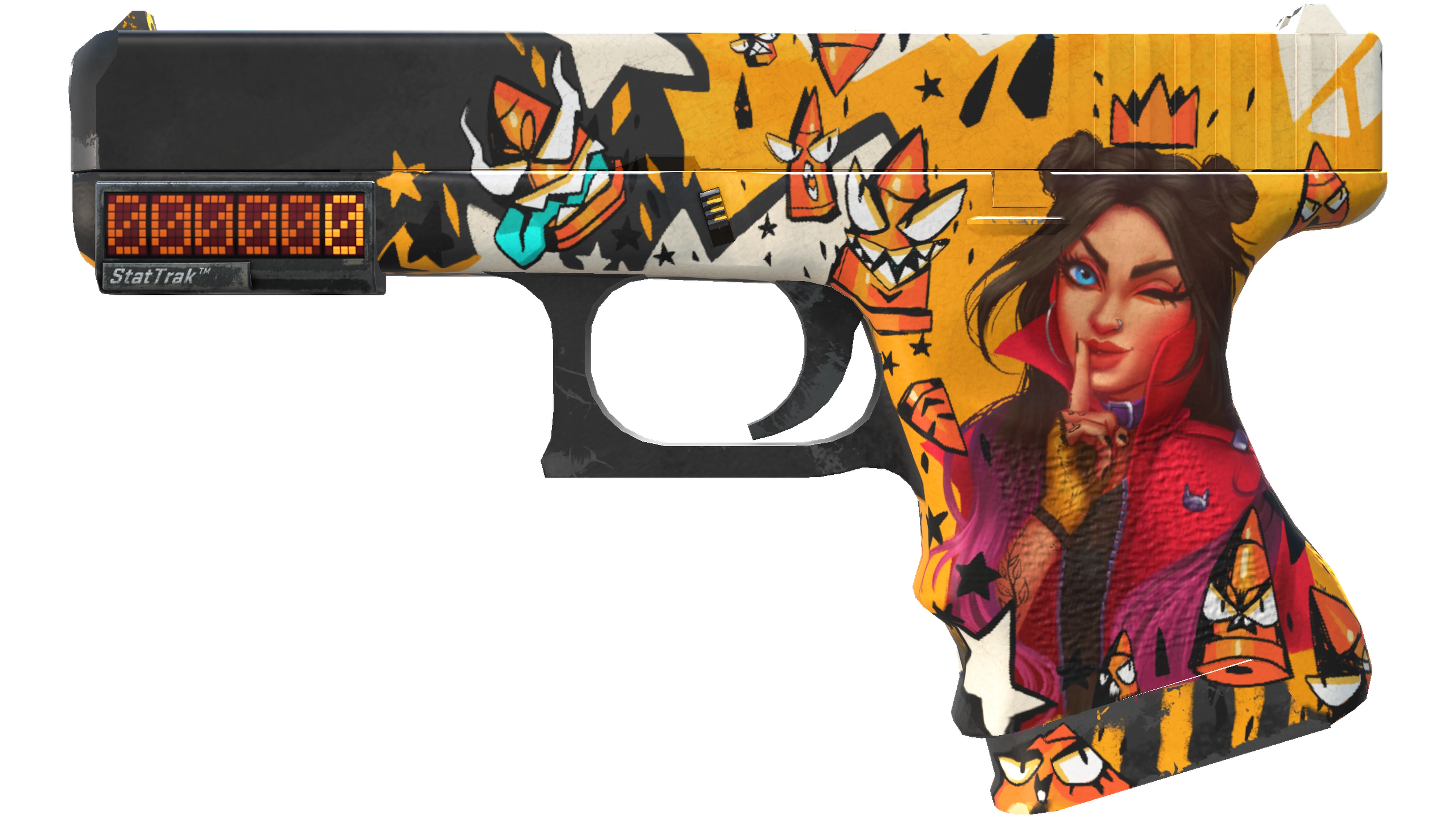StatTrak™ Glock-18 | Bullet Queen (Minimal Wear)