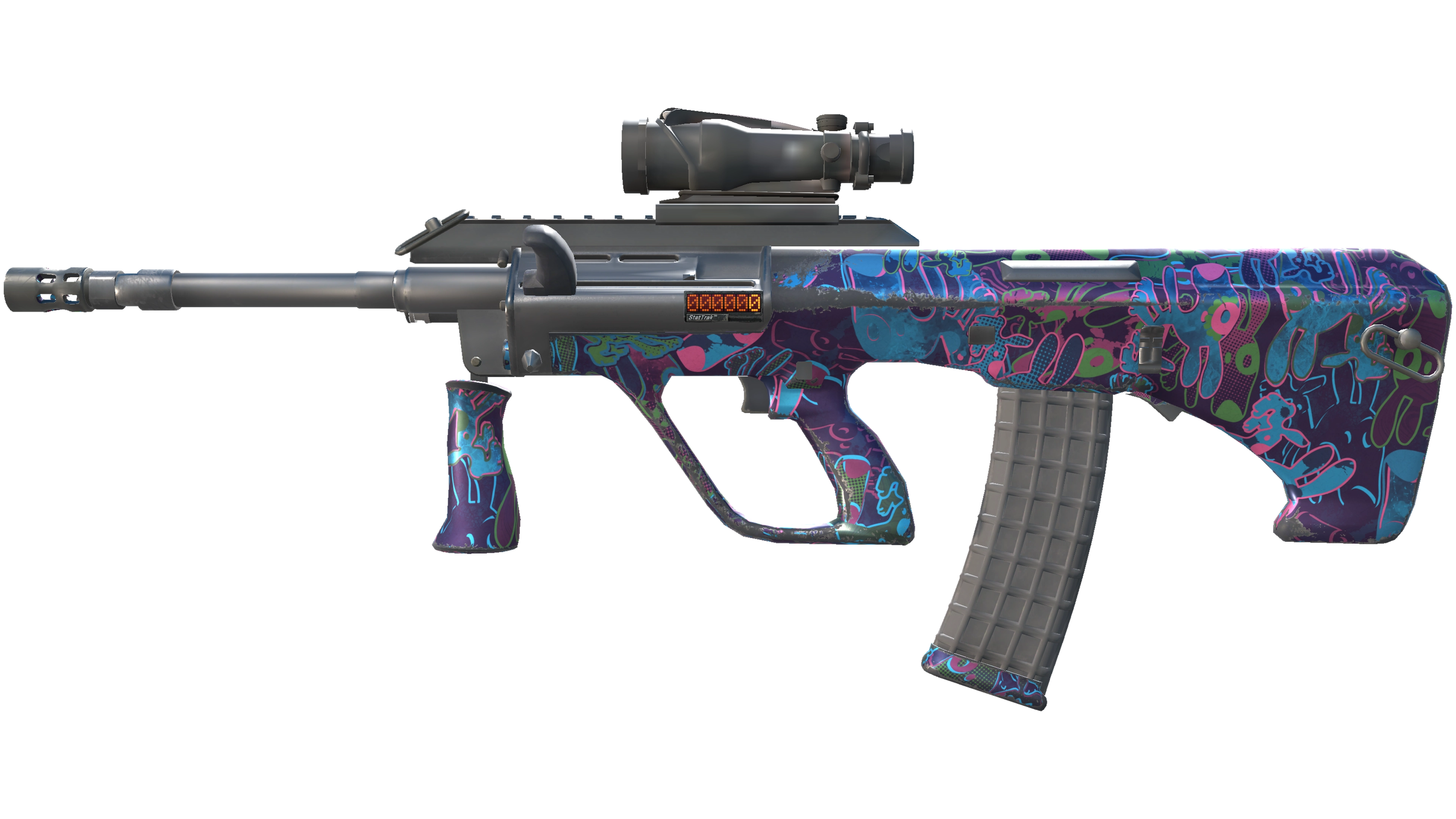 StatTrak™ AUG | Death by Puppy (Minimal Wear)