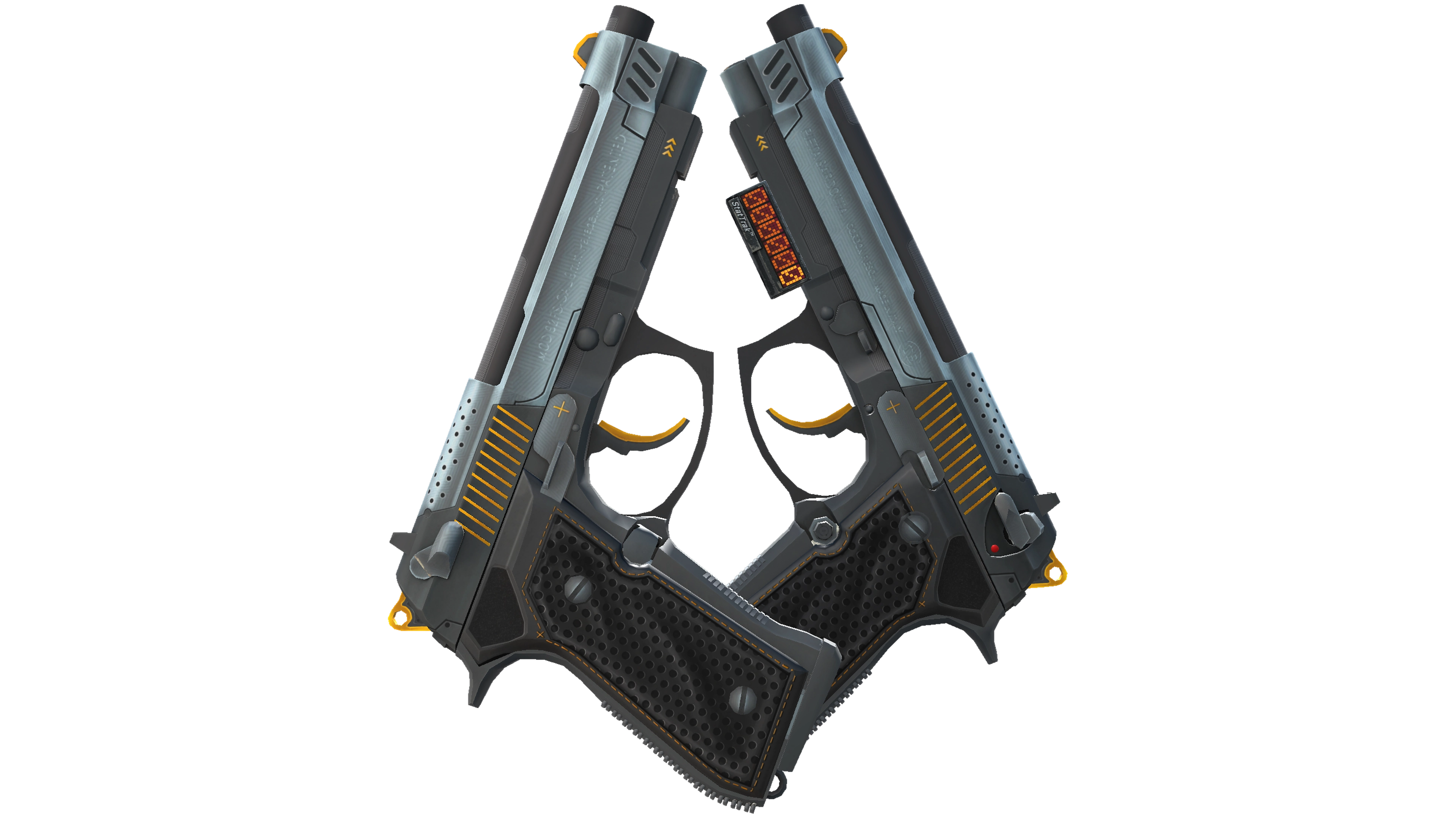 StatTrak™ Dual Berettas | Ventilators (Factory New)