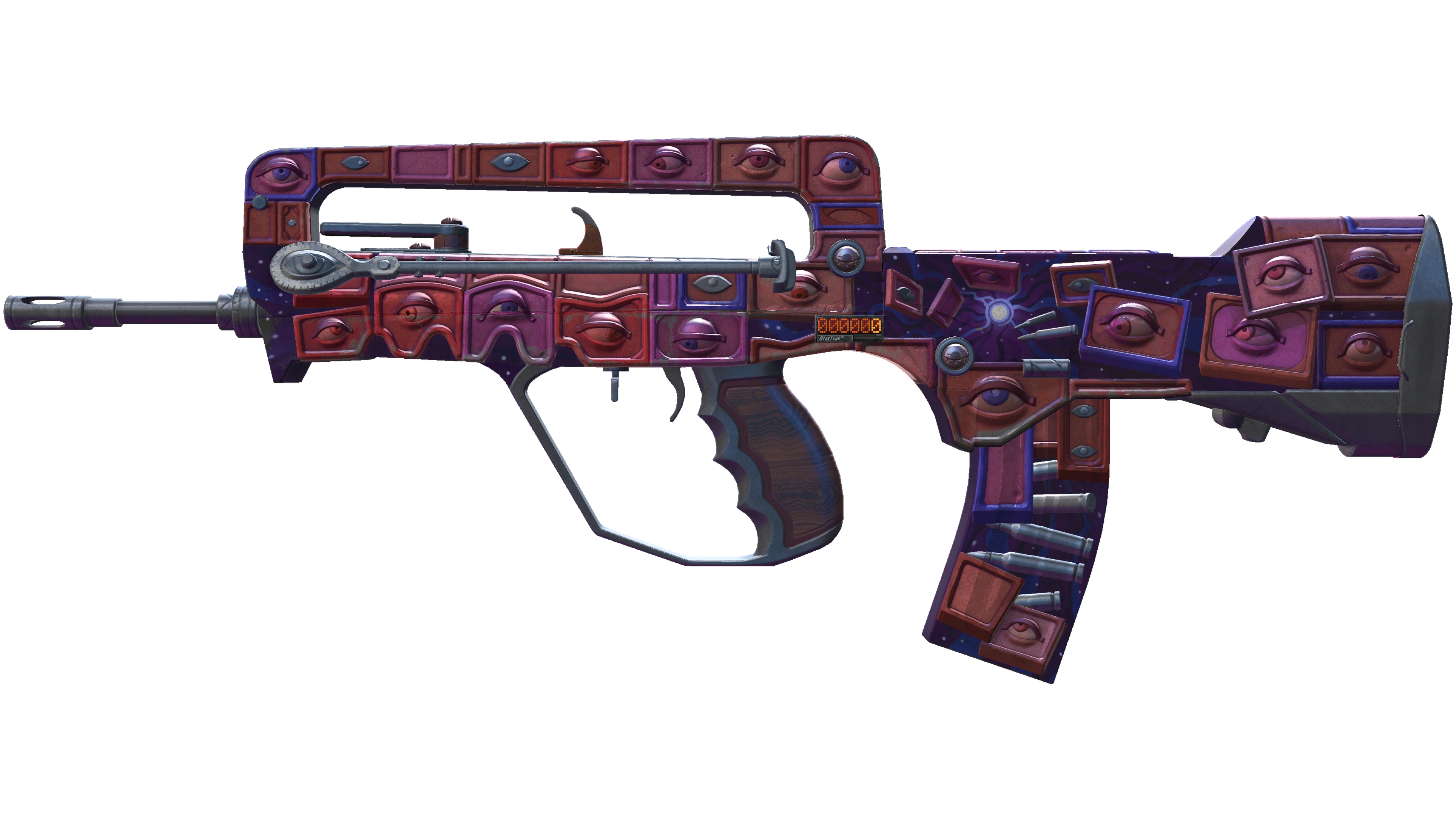 StatTrak™ FAMAS | Rapid Eye Movement (Well-Worn)