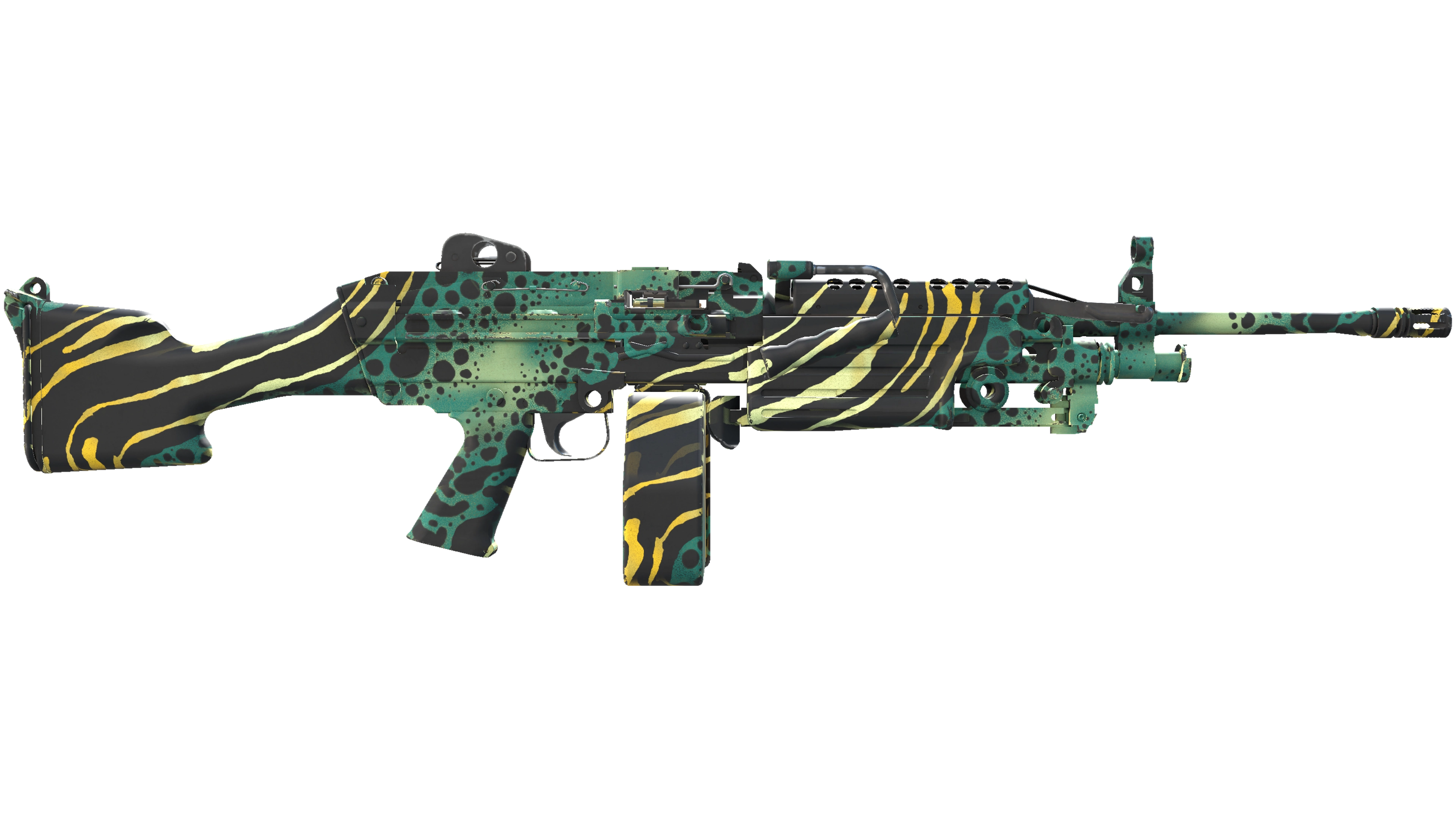 StatTrak™ M249 | Emerald Poison Dart (Factory New) thumbnail
