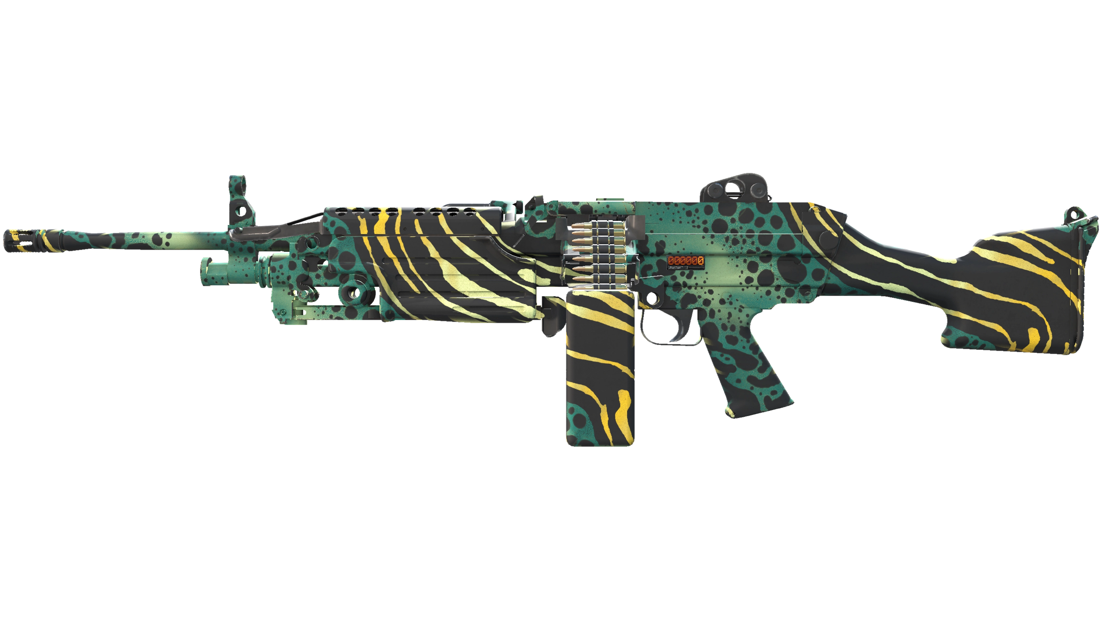 StatTrak™ M249 | Emerald Poison Dart (Factory New) thumbnail