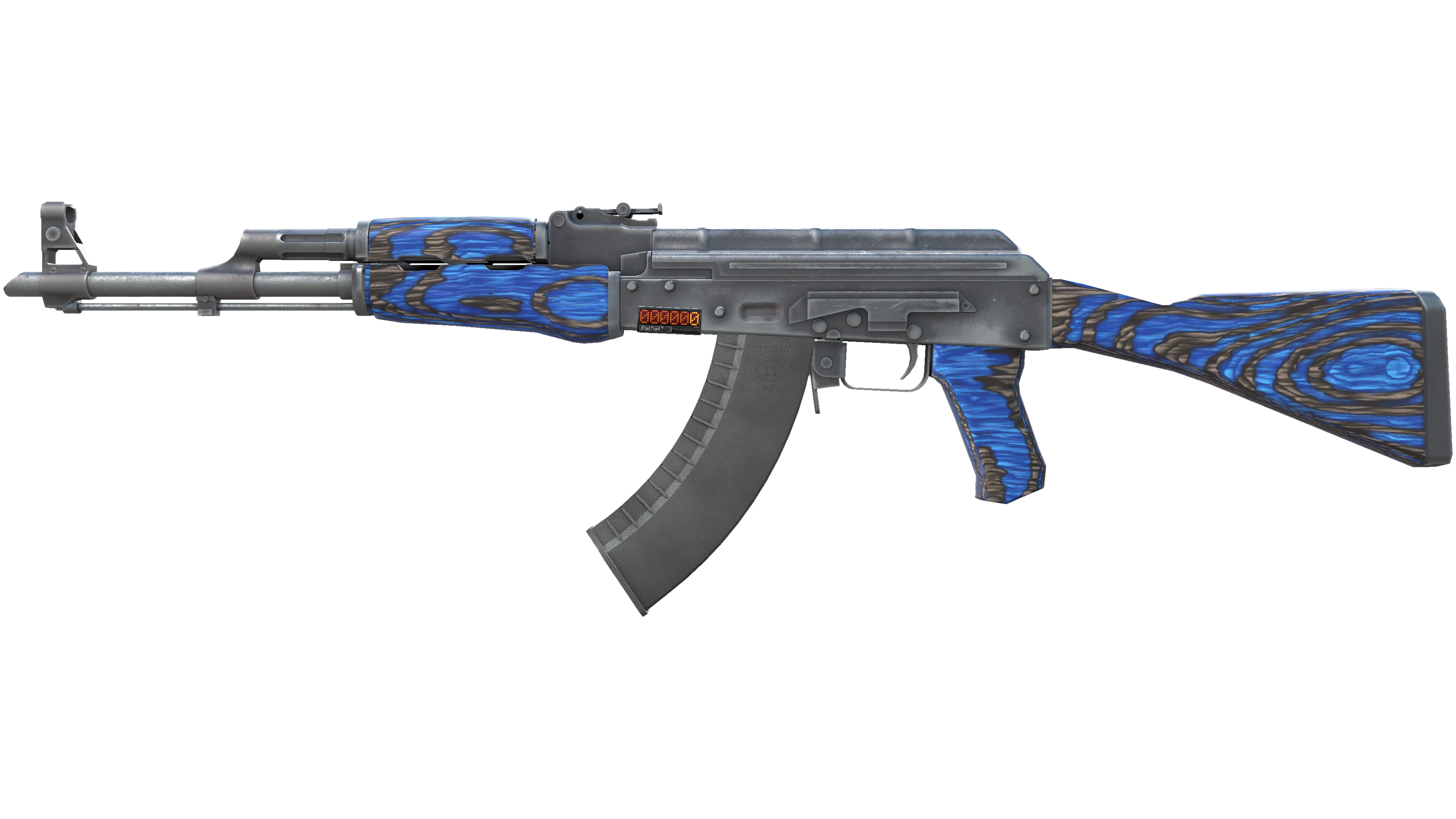 صورة مصغرة لـ StatTrak™ AK-47 | Blue Laminate (Minimal Wear)