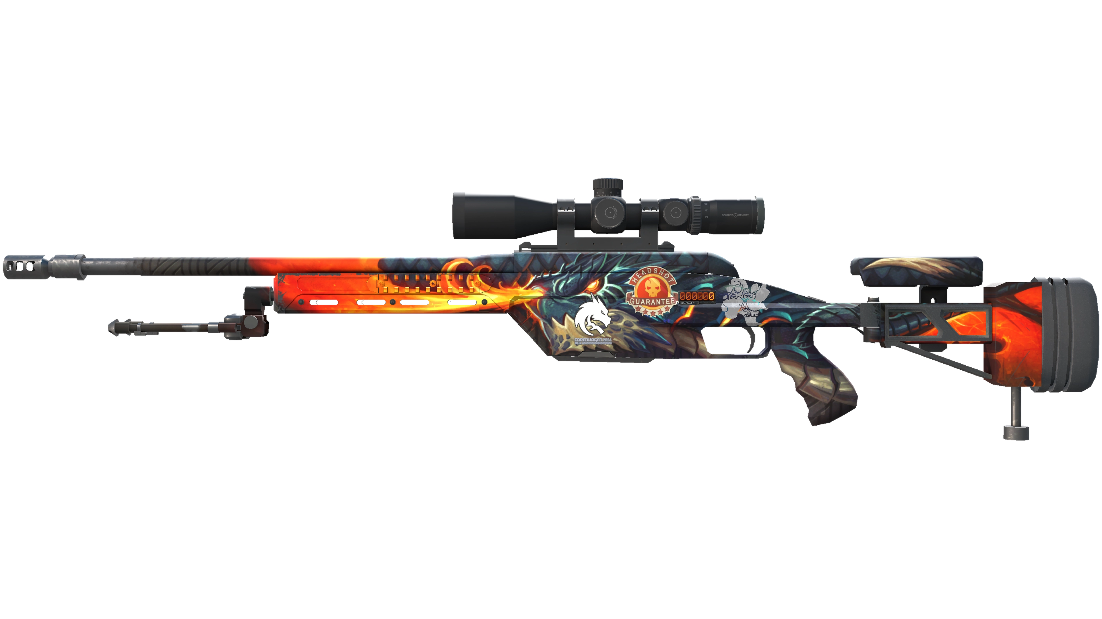 StatTrak™ SSG 08 | Dragonfire (Minimal Wear) thumbnail