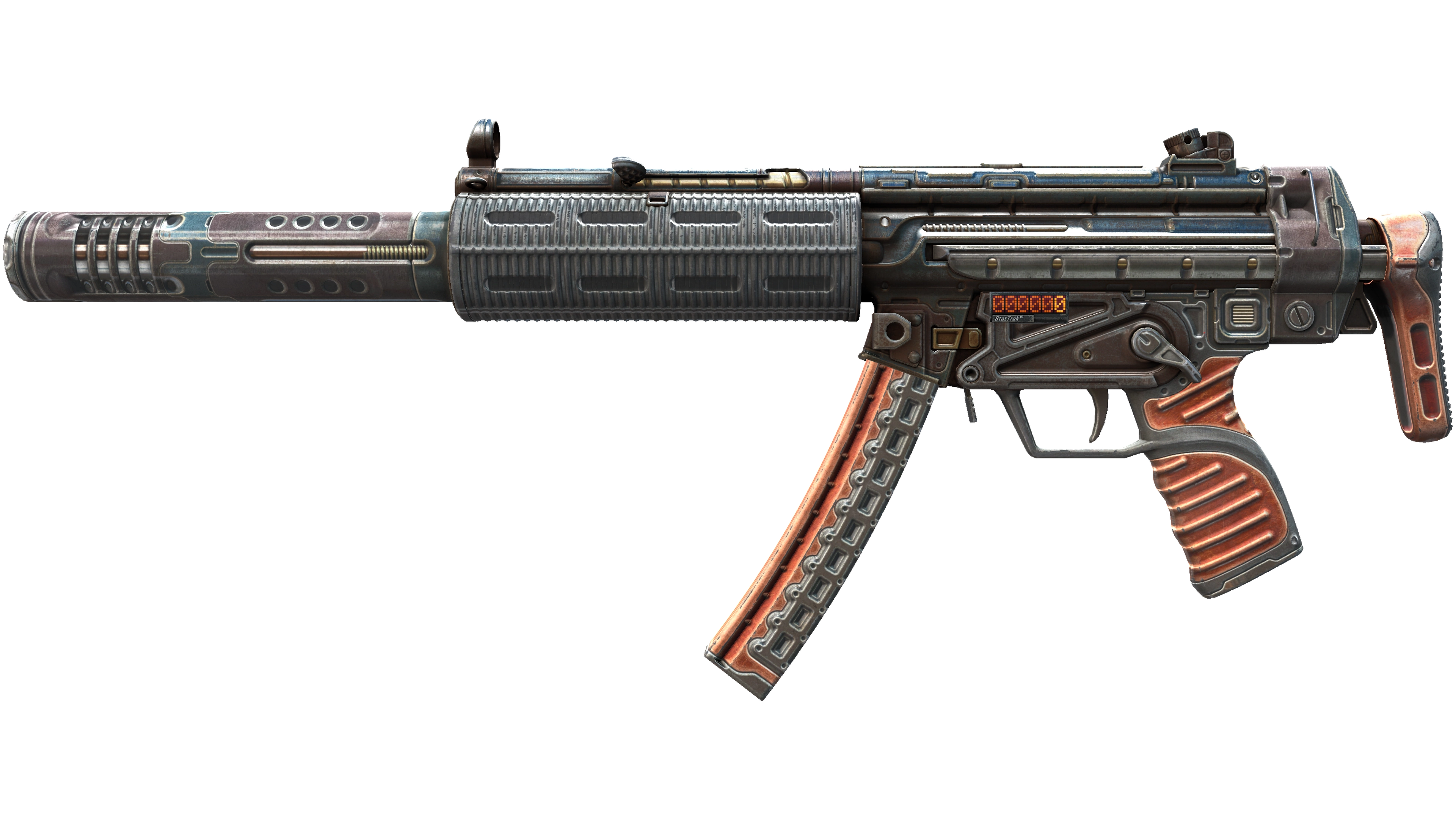 StatTrak™ MP5-SD | Gauss (Battle-Scarred)