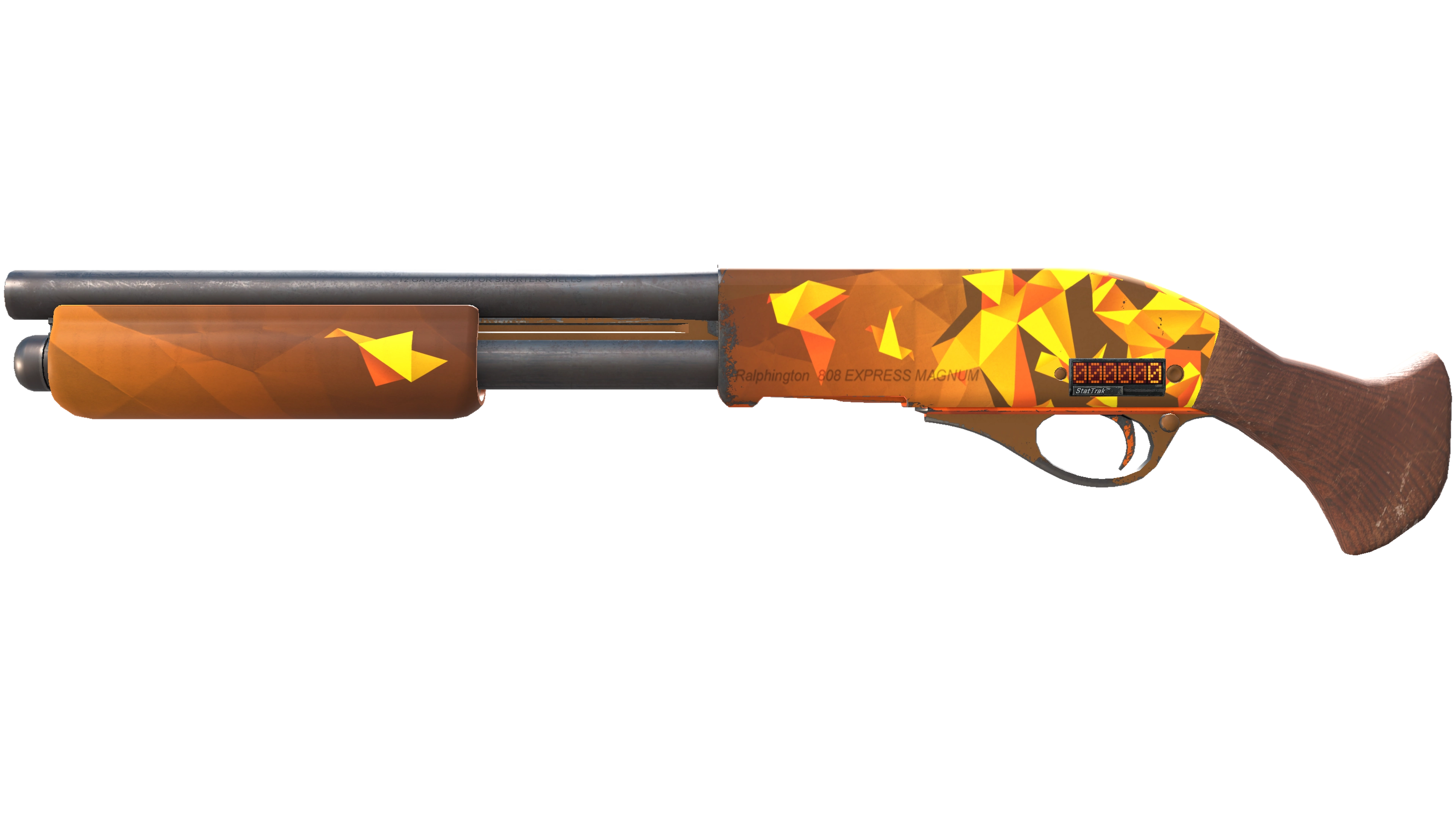 StatTrak™ Sawed-Off | Origami (Minimal Wear)