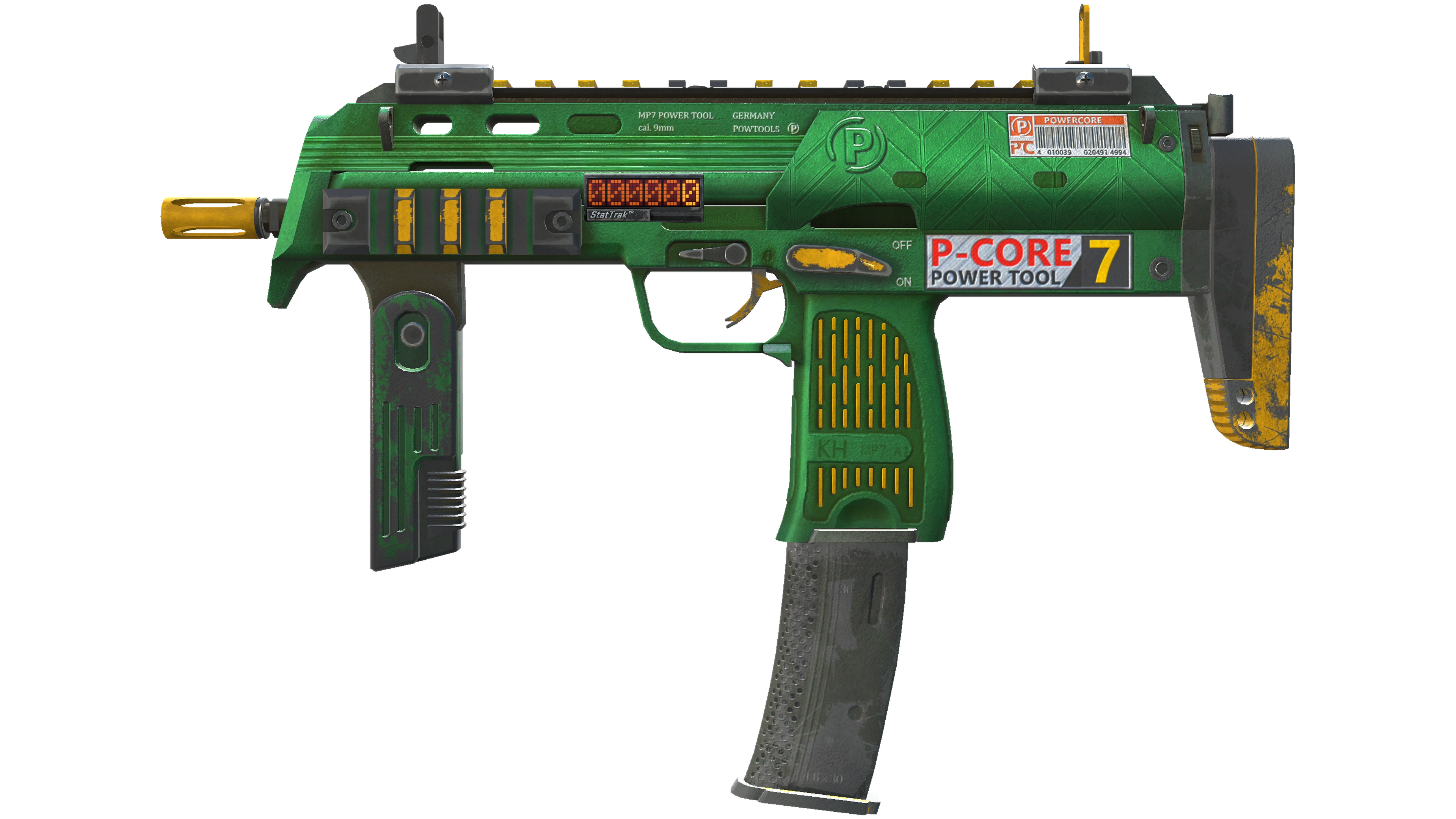 StatTrak™ MP7 | Powercore (Field-Tested) thumbnail