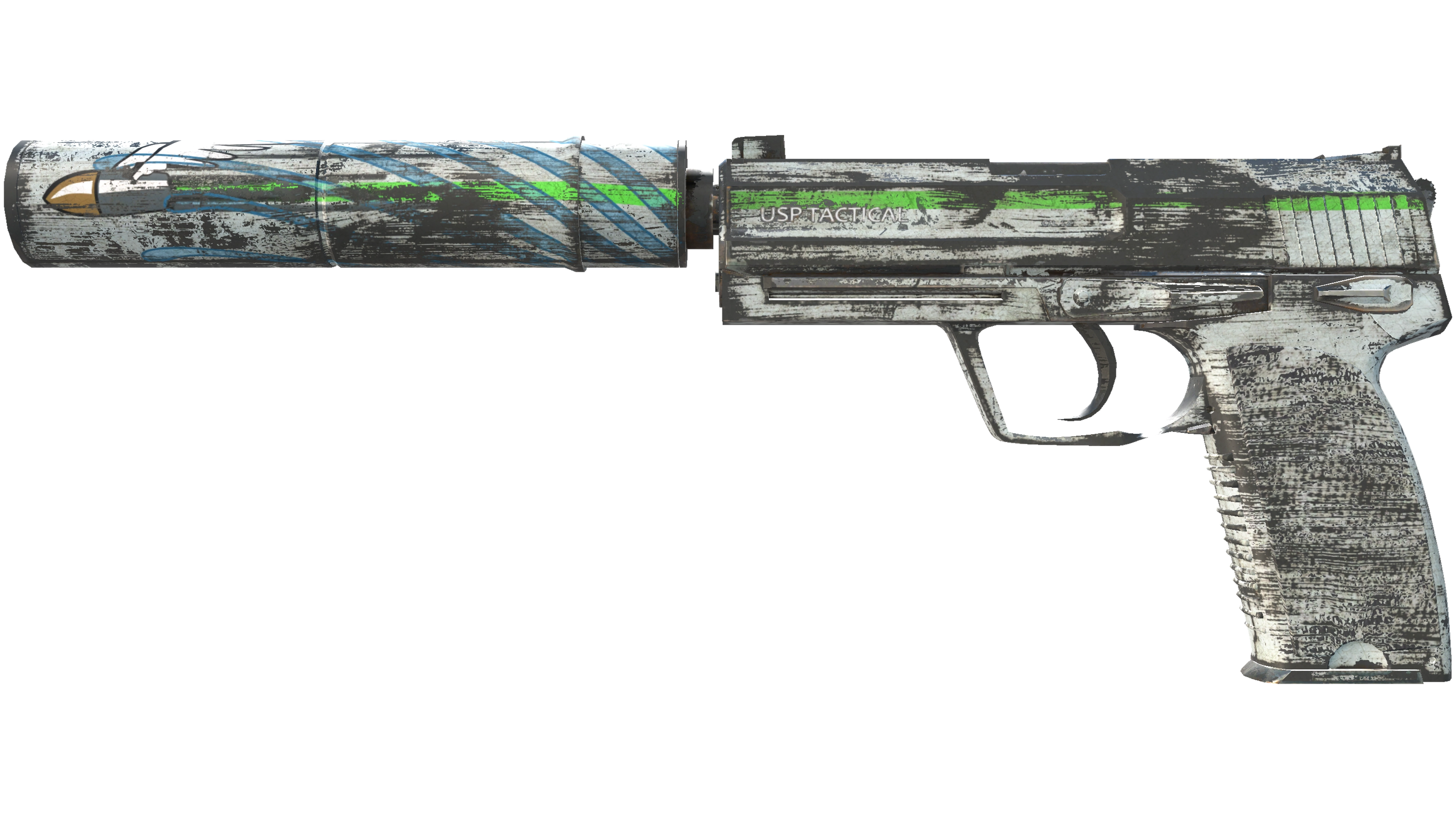 USP-S | Road Rash (Battle-Scarred)