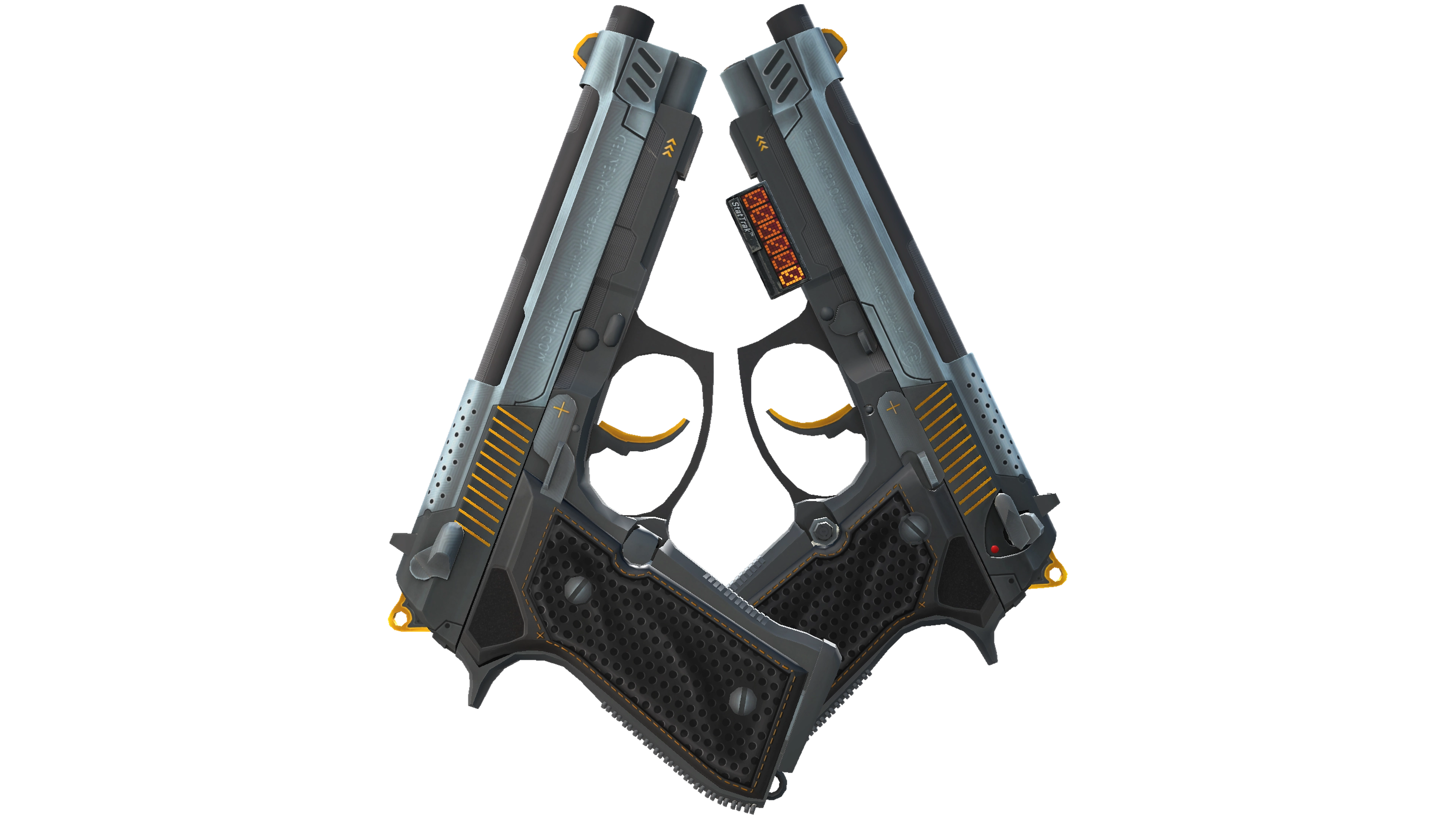 StatTrak™ Dual Berettas | Ventilators (Factory New)