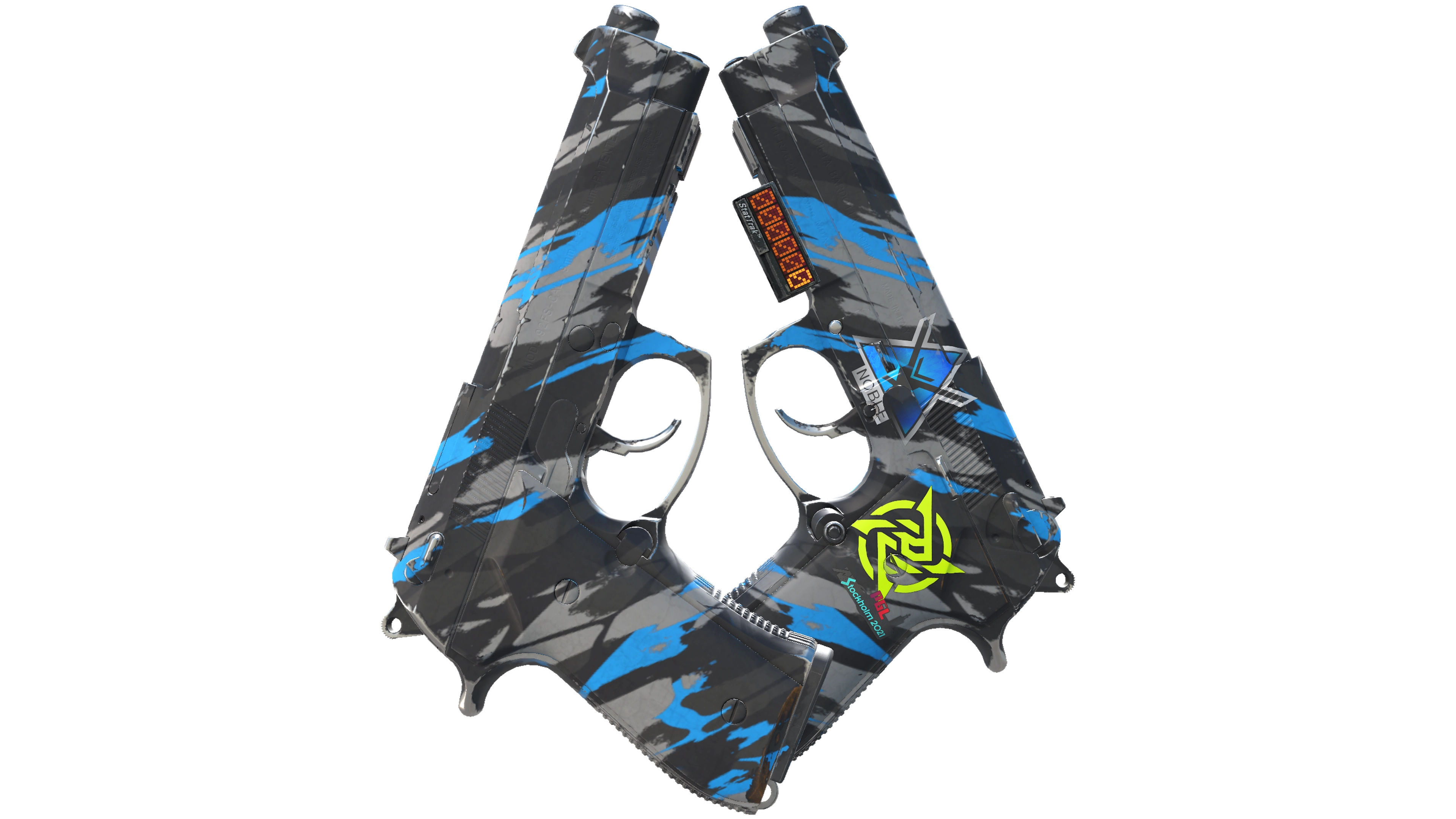 StatTrak™ Dual Berettas | Shred (Minimal Wear) thumbnail