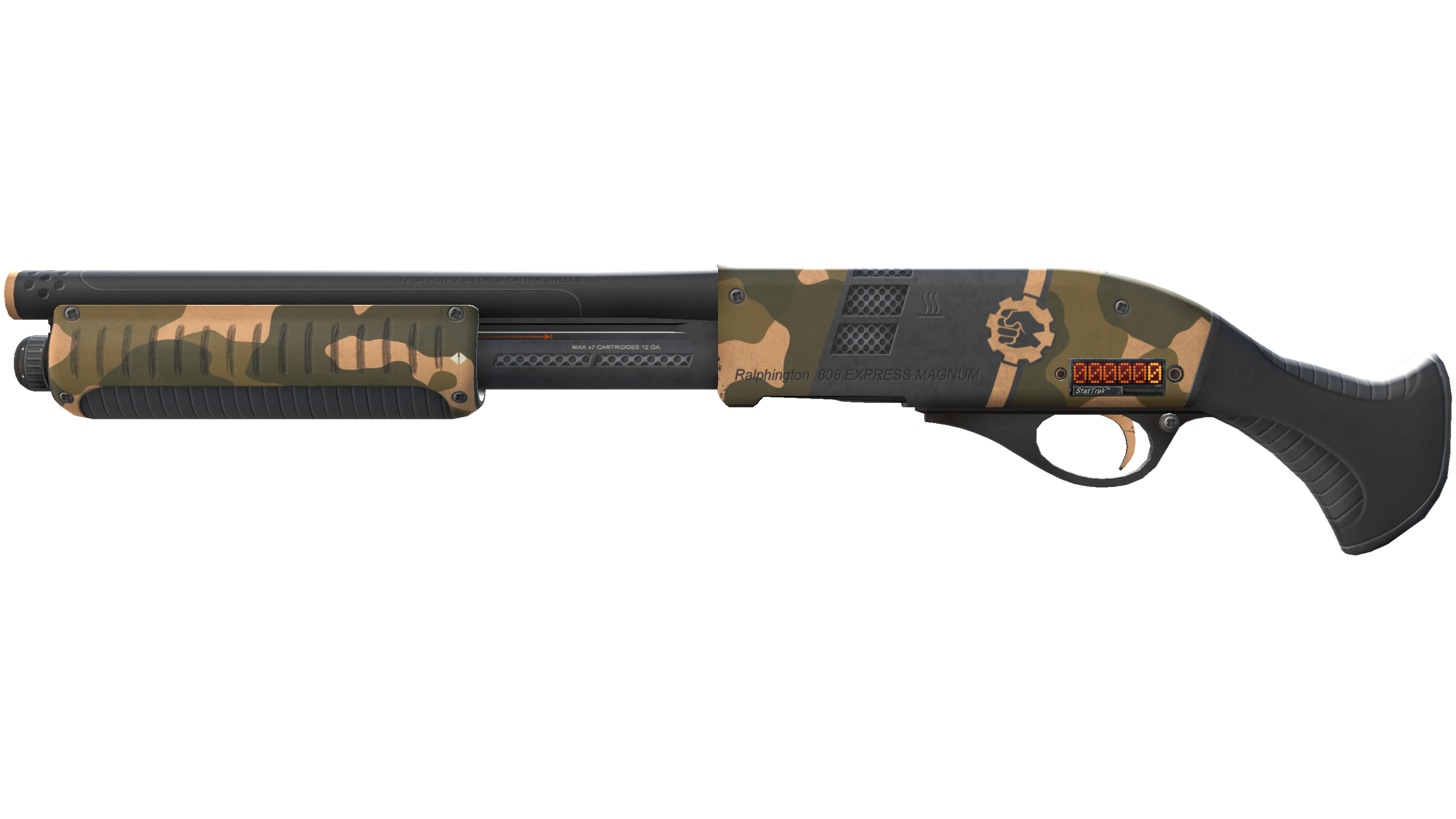 StatTrak™ Sawed-Off | Black Sand (Minimal Wear) thumbnail