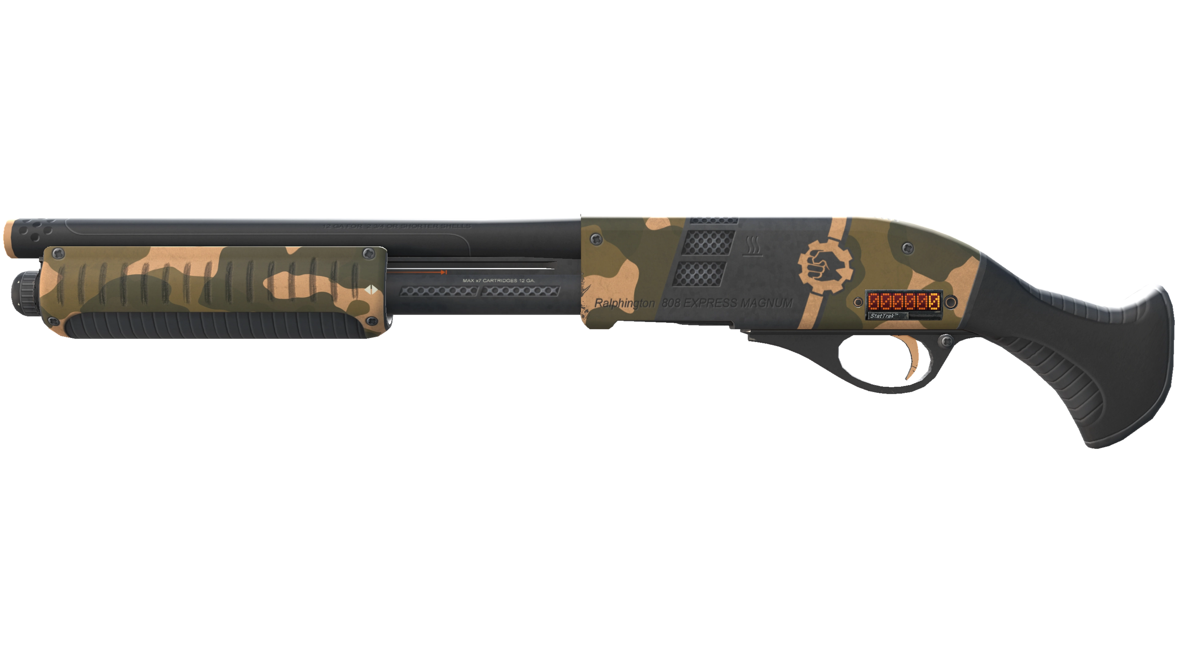 StatTrak™ Sawed-Off | Black Sand (Minimal Wear) thumbnail
