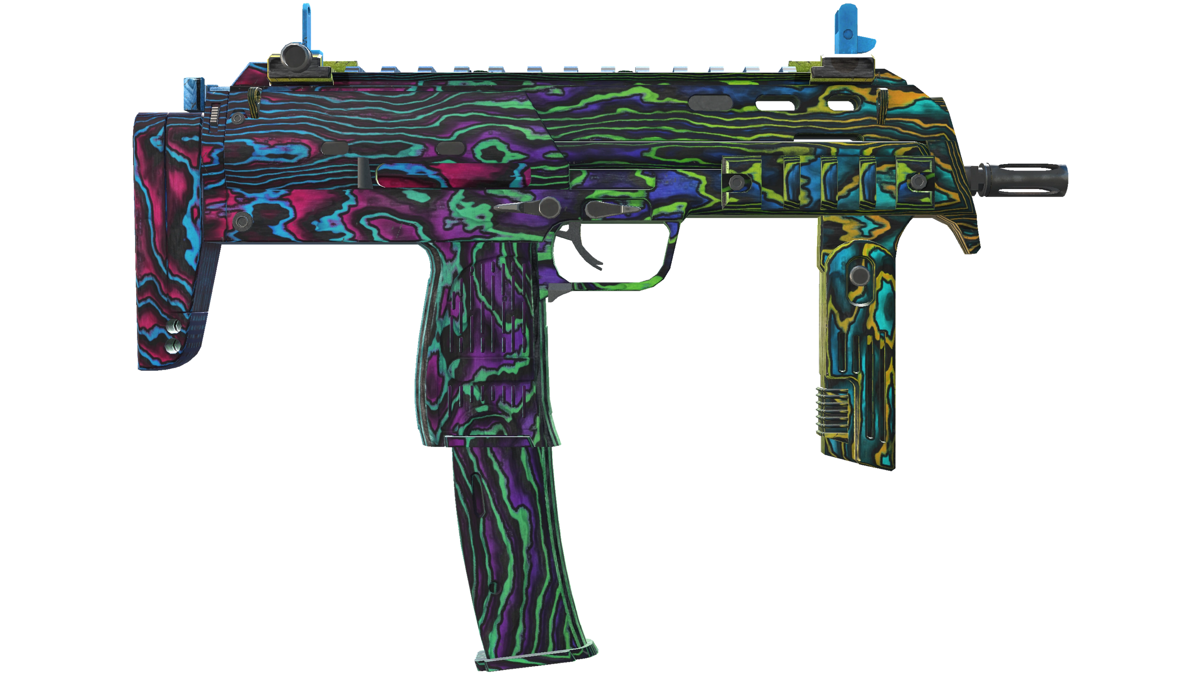 StatTrak™ MP7 | Neon Ply (Minimal Wear) thumbnail