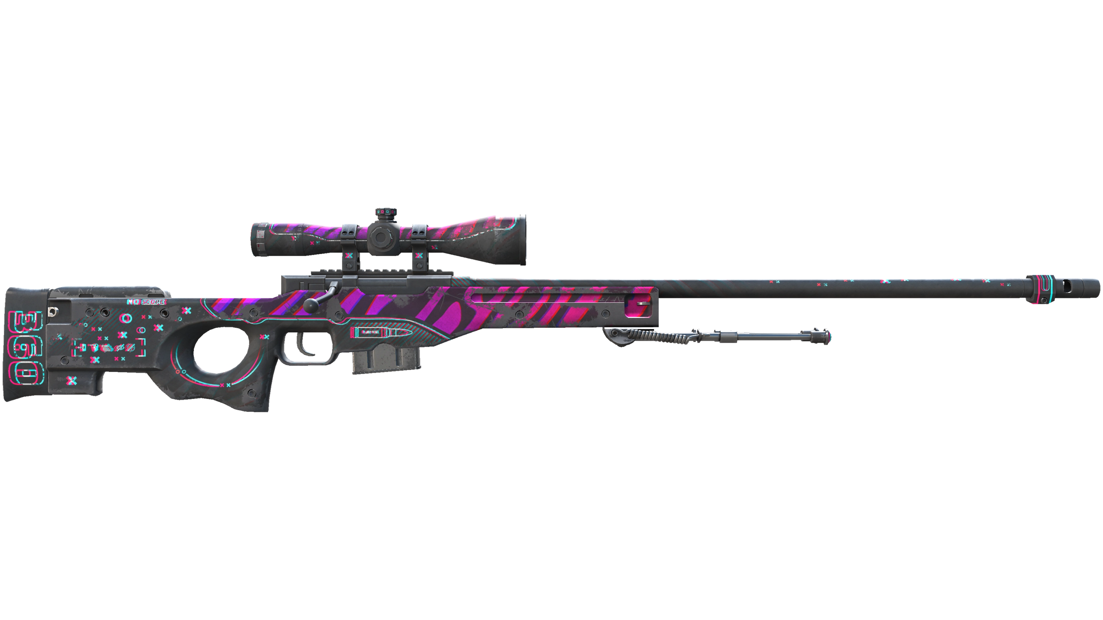 StatTrak™ AWP | Chromatic Aberration (Battle-Scarred) thumbnail