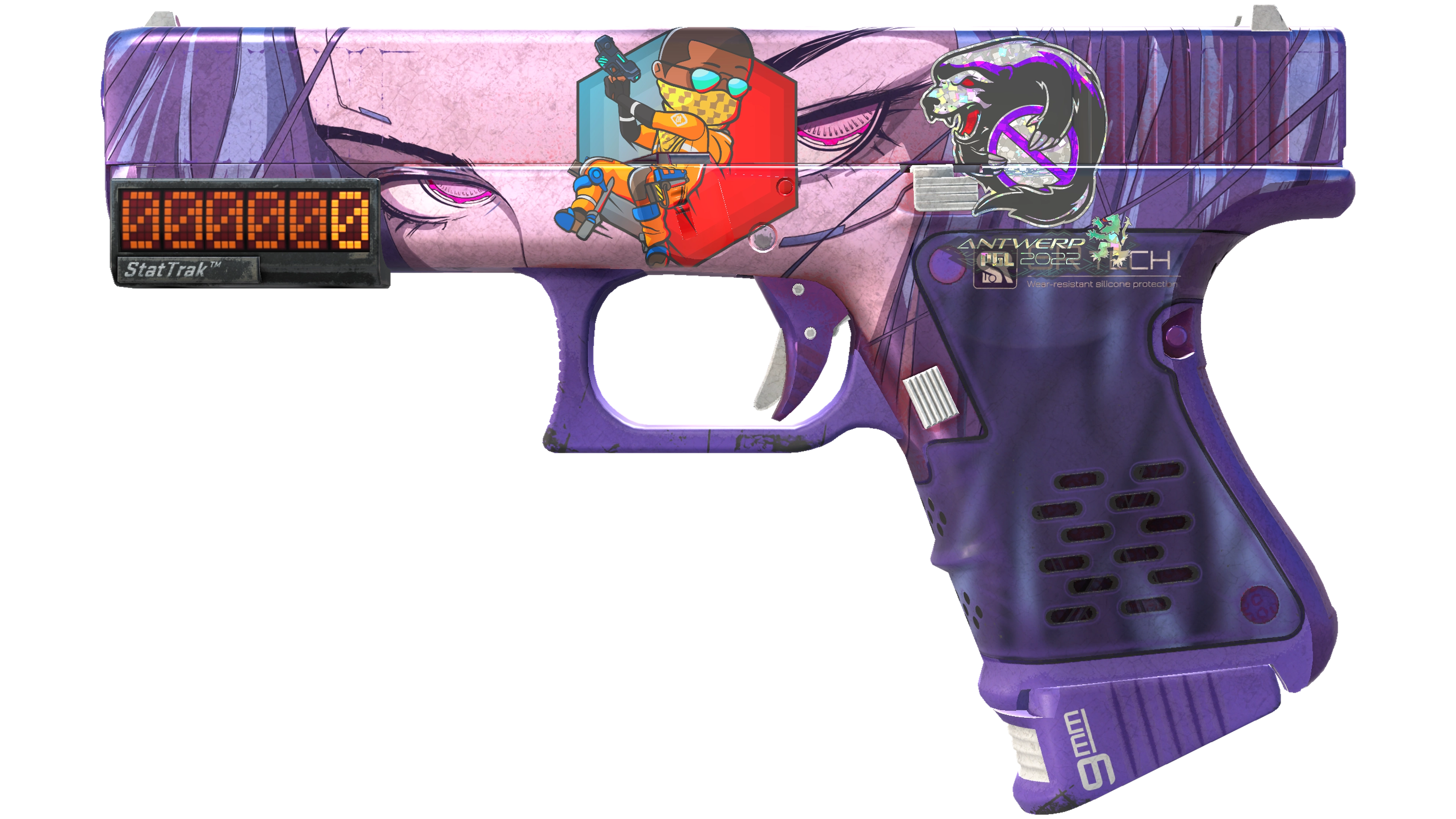 StatTrak™ Glock-18 | Shinobu (Well-Worn)