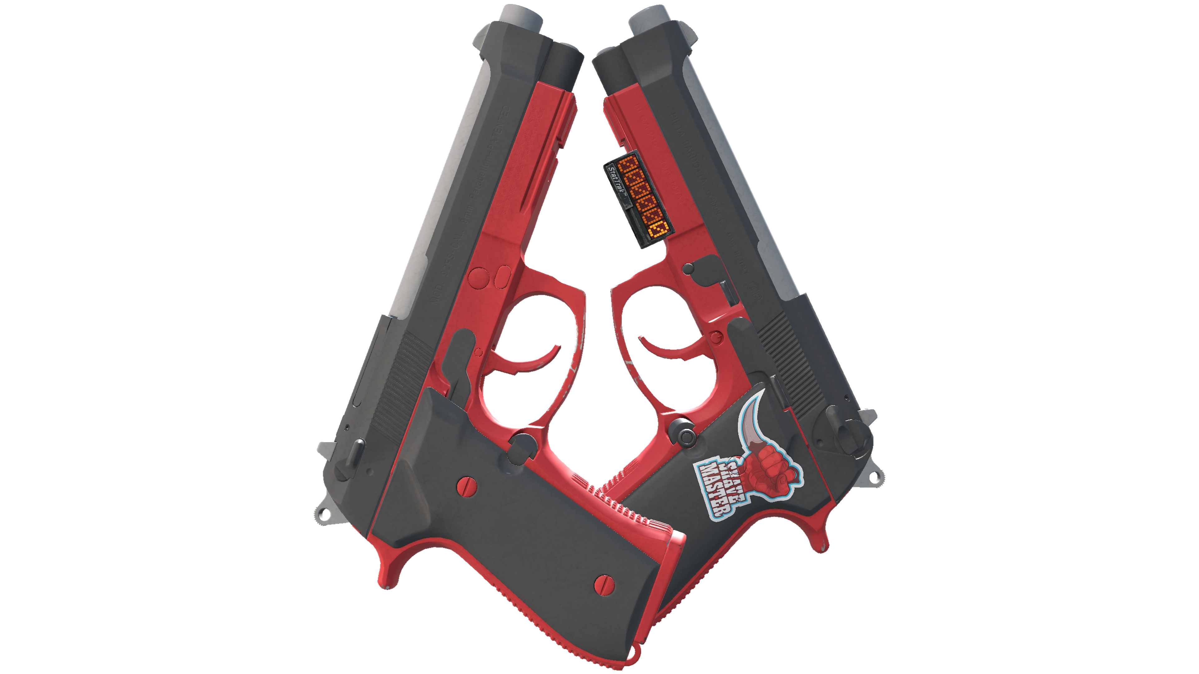 StatTrak™ Dual Berettas | Panther (Factory New)