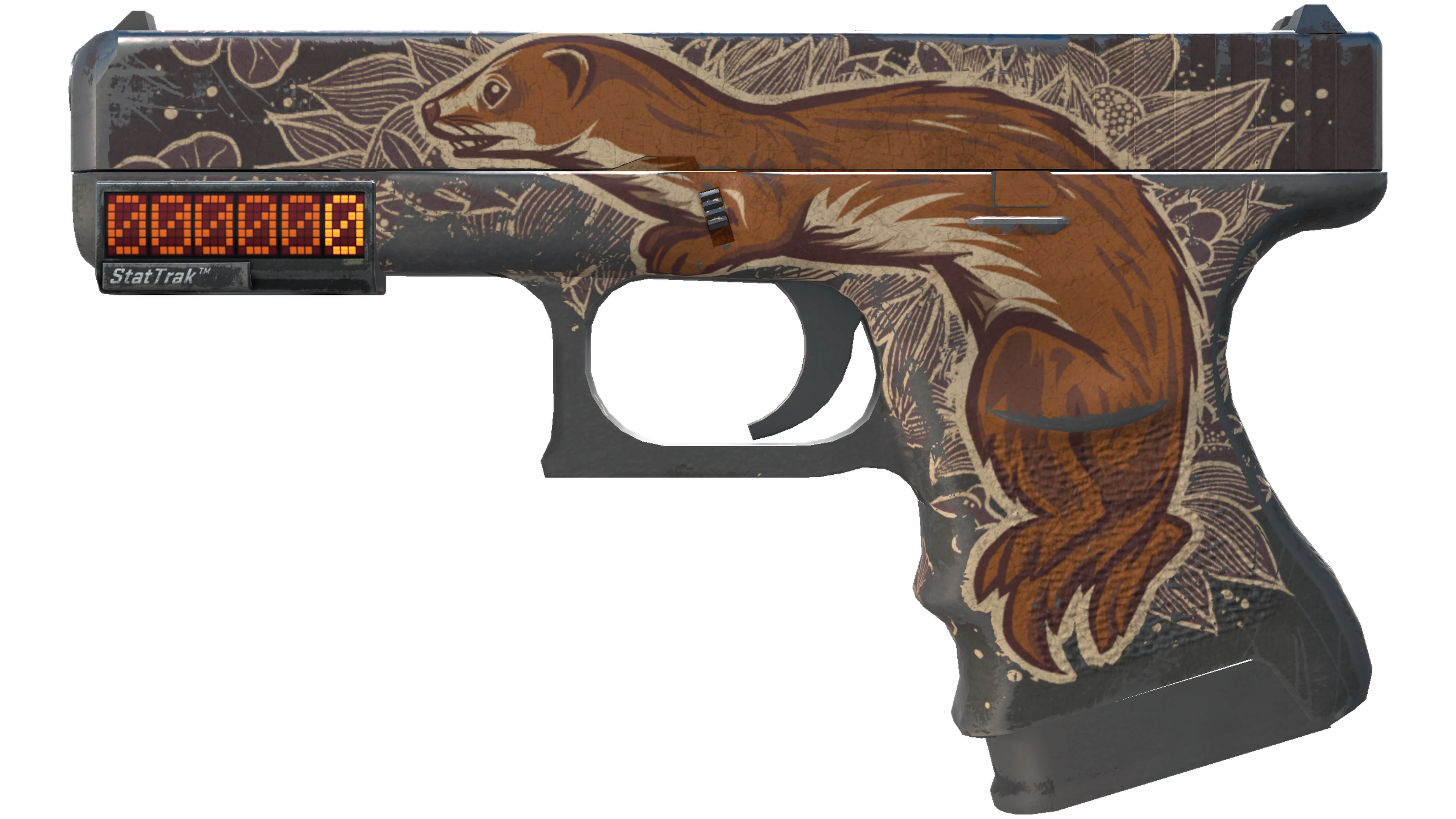 StatTrak™ Glock-18 | Weasel (Battle-Scarred)