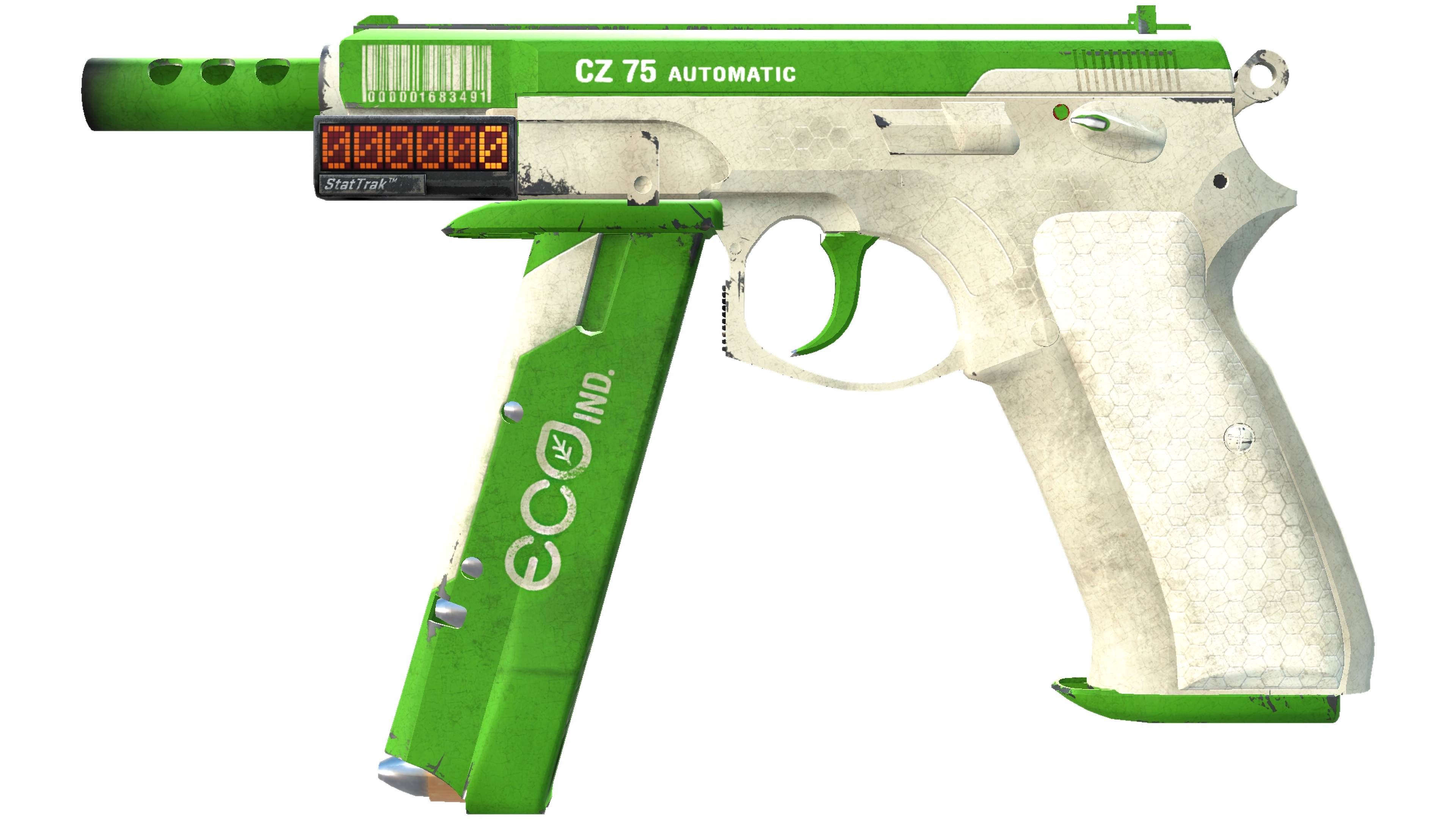 StatTrak™ CZ75-Auto | Eco (Well-Worn)
