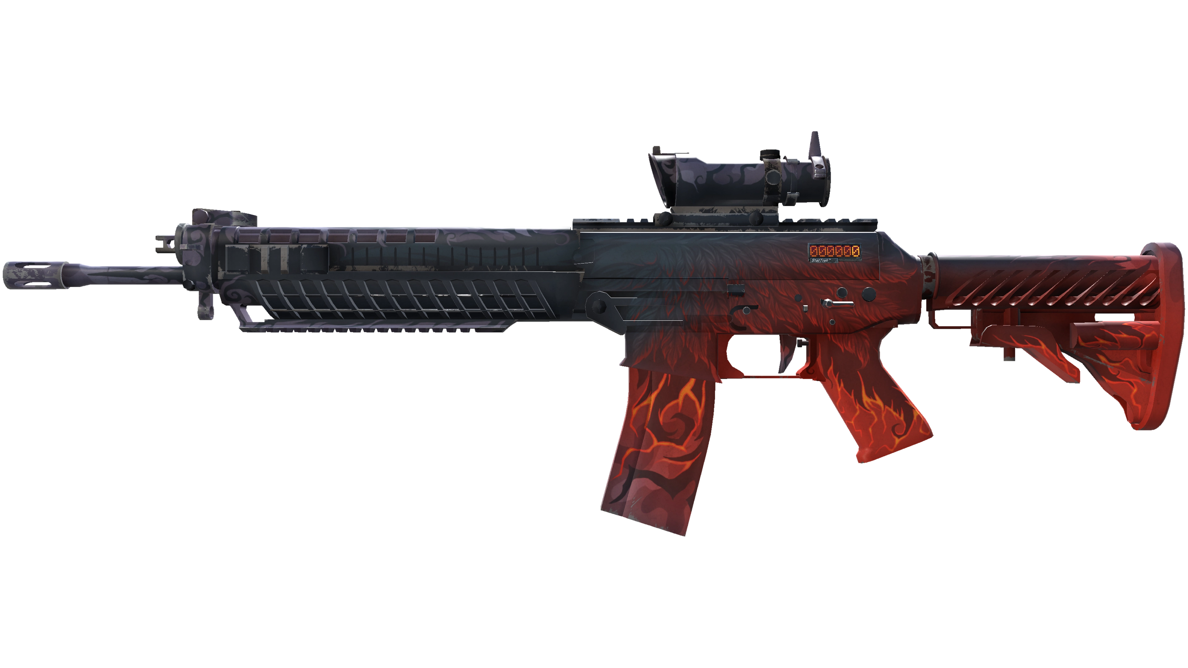 StatTrak™ SG 553 | Darkwing (Field-Tested)