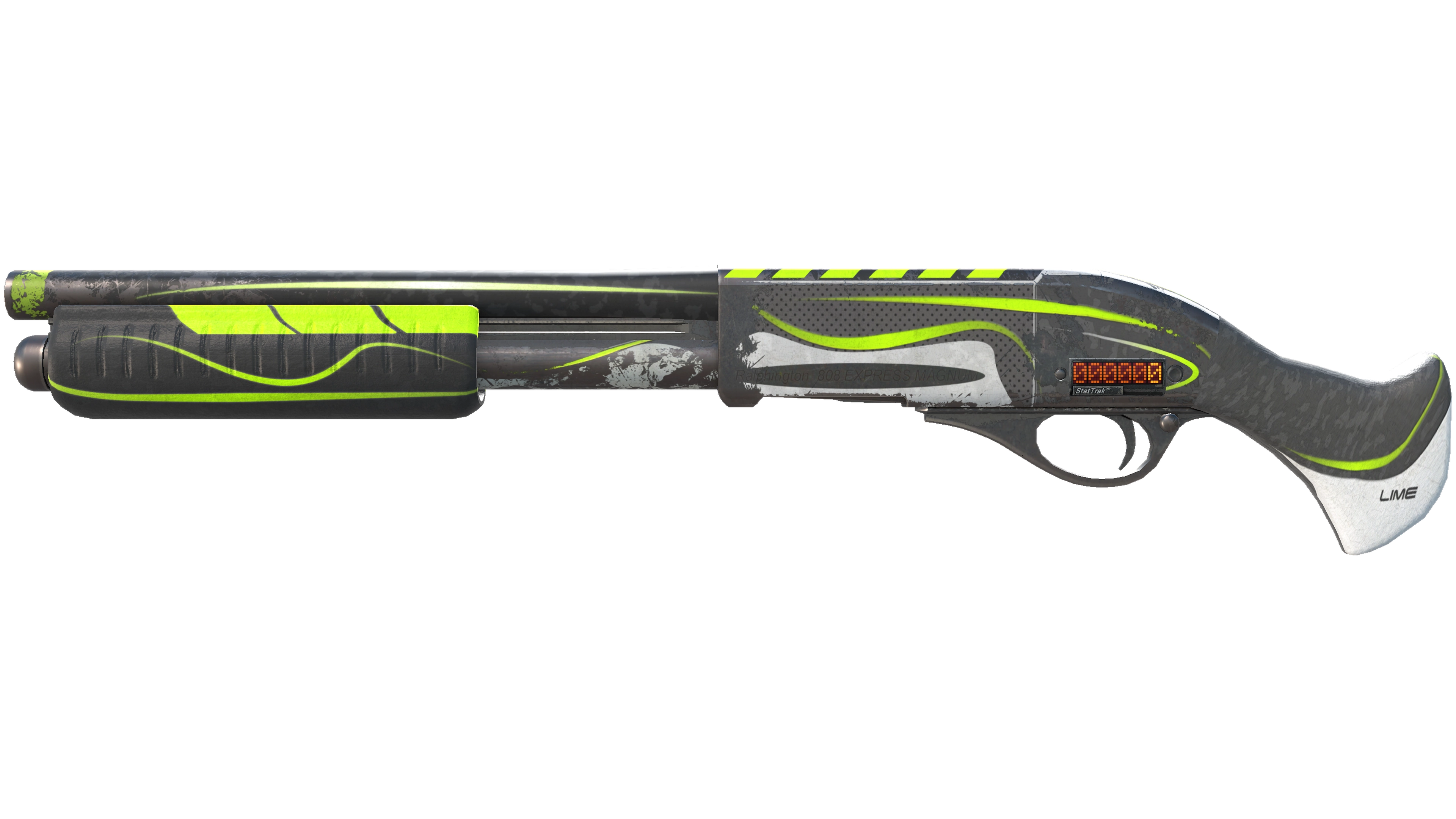 StatTrak™ Sawed-Off | Limelight (Well-Worn)