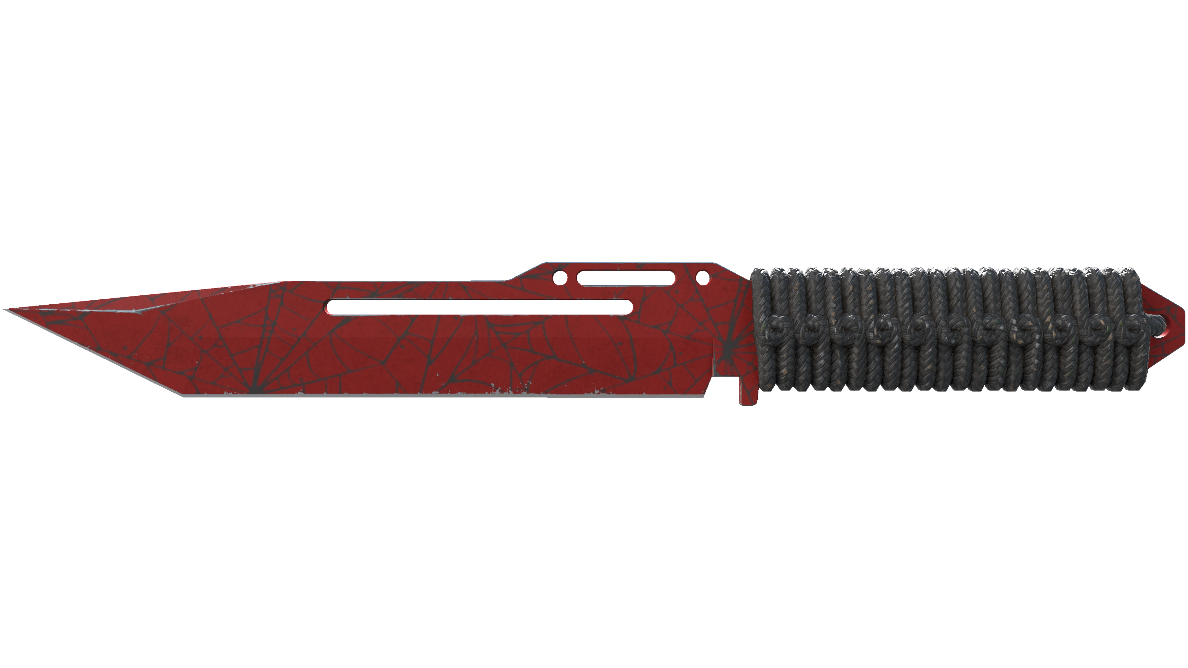 Miniature de ★ Paracord Knife | Crimson Web (Field-Tested)