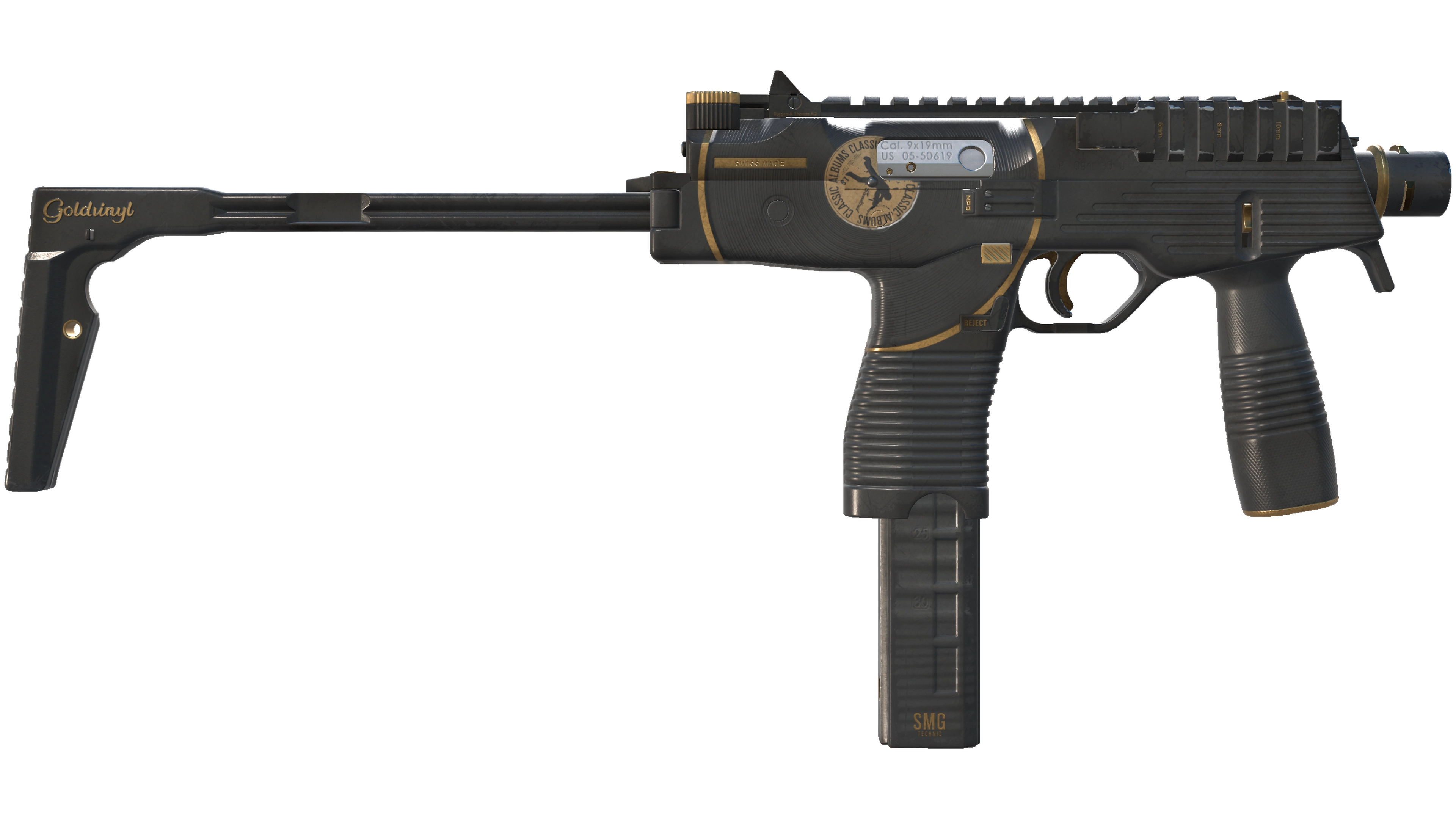 Vorschau von StatTrak™ MP9 | Broken Record (Well-Worn)