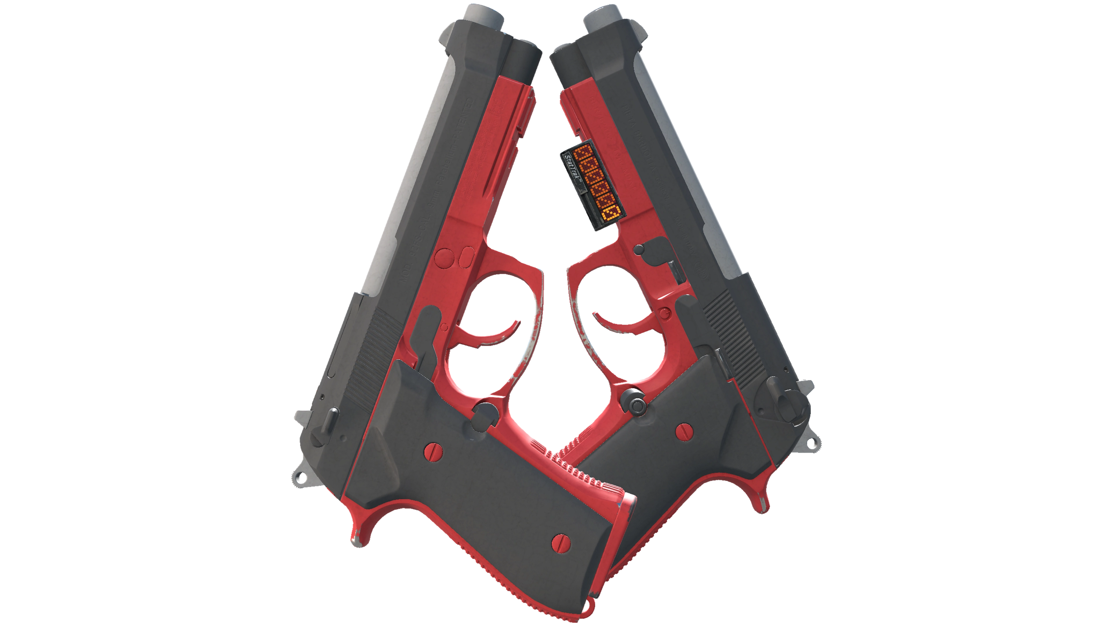 StatTrak™ Dual Berettas | Panther (Minimal Wear)