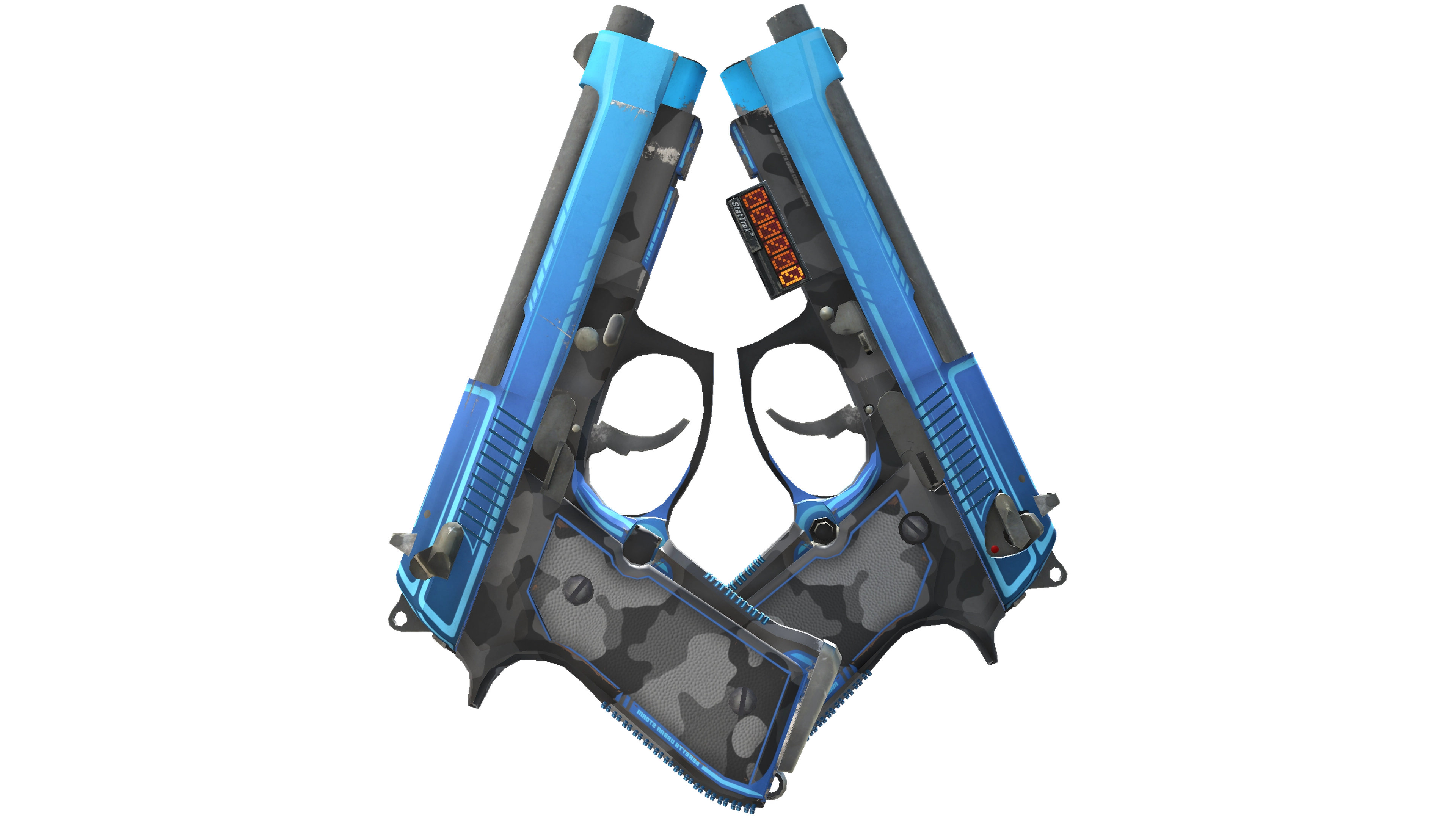 StatTrak™ Dual Berettas | Urban Shock (Minimal Wear)