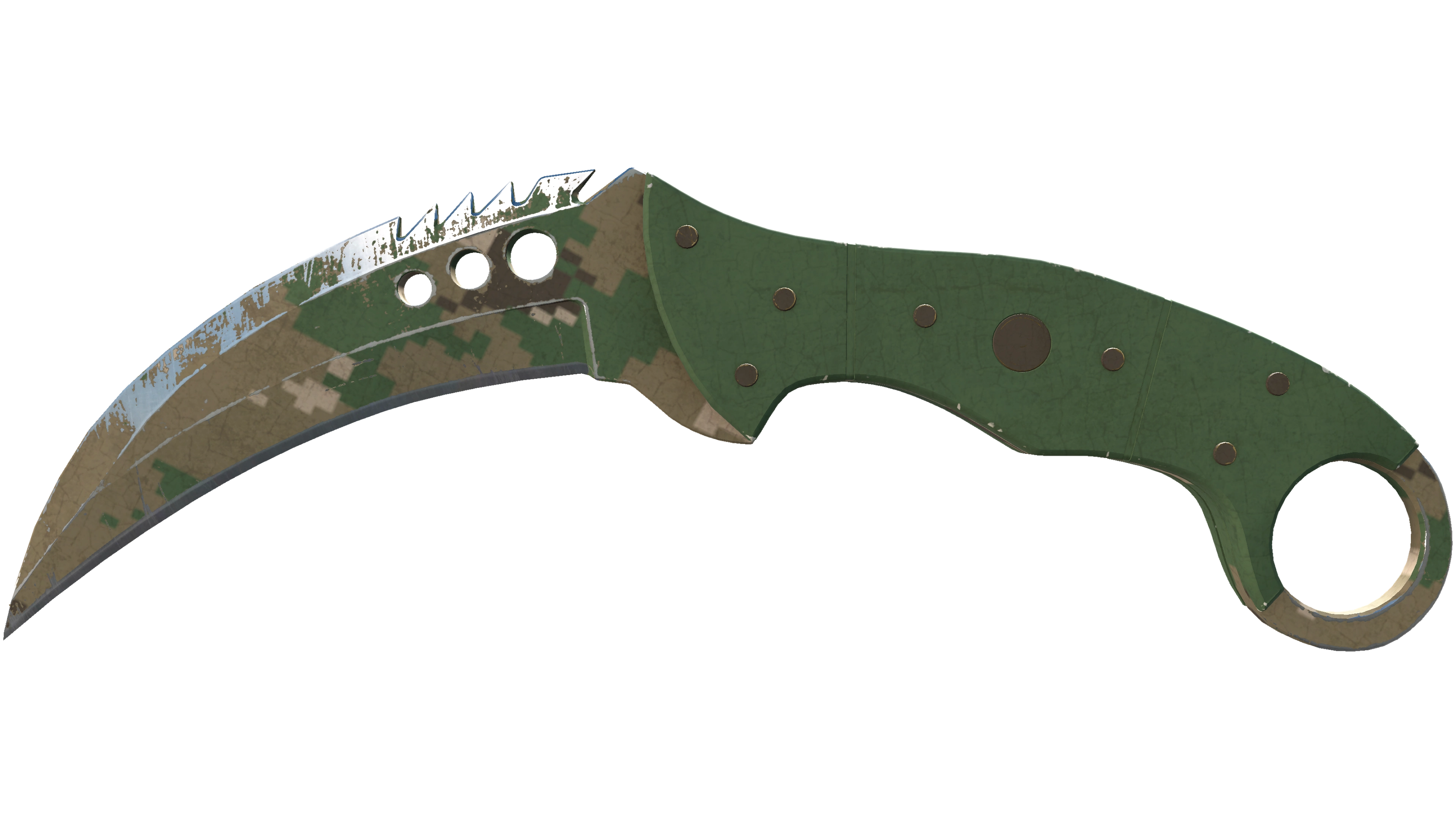★ Talon Knife | Forest DDPAT (Well-Worn)